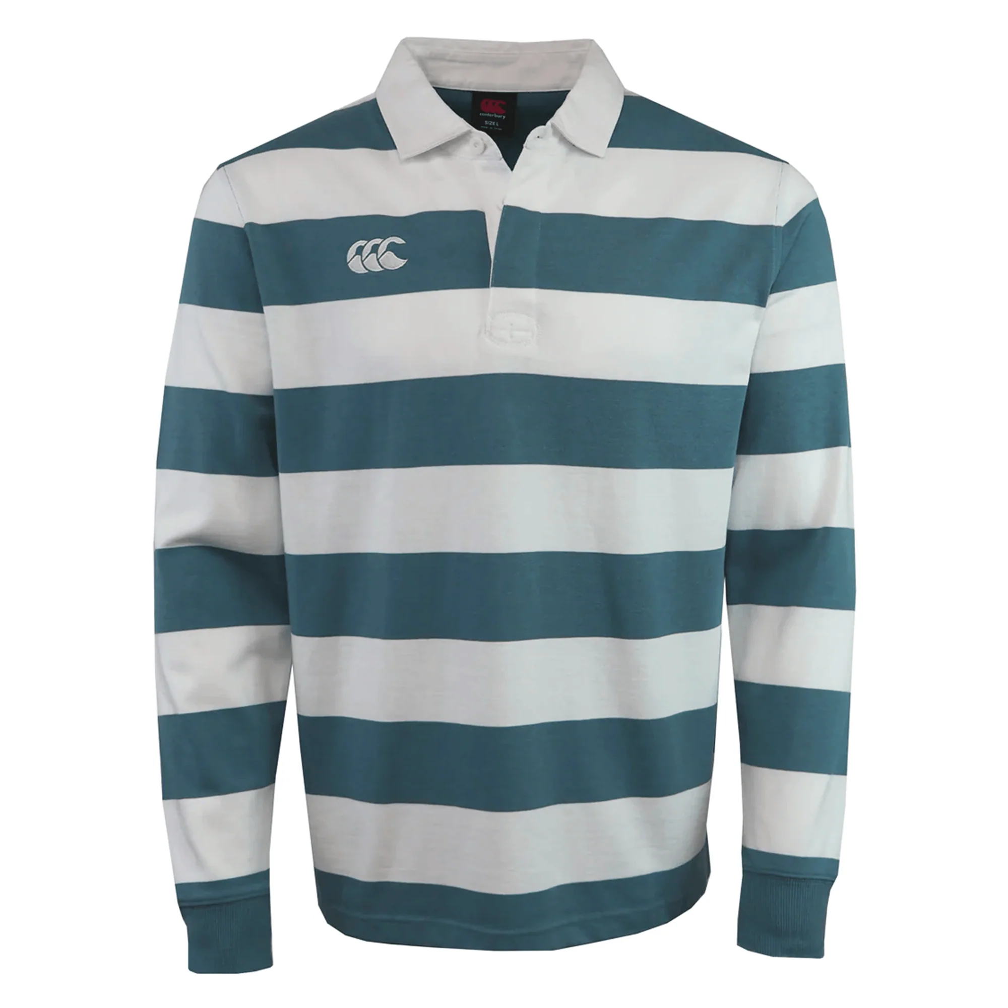 Canterbury Fundamental Yarn Dye Stripe Long Sleeve Rugby Jersey - Image 5