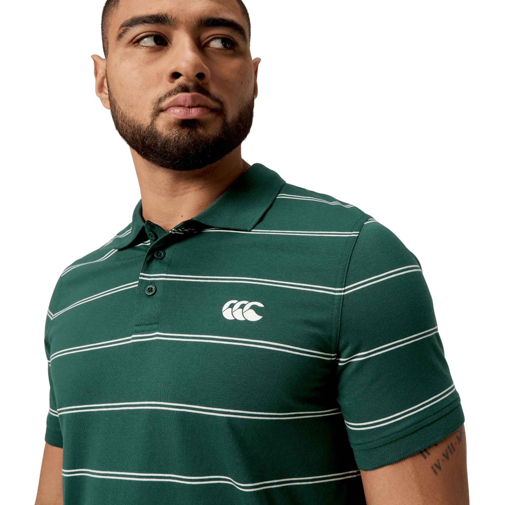 Canterbury Fundamental Yarn-Dye Stripe Polo - Image 7