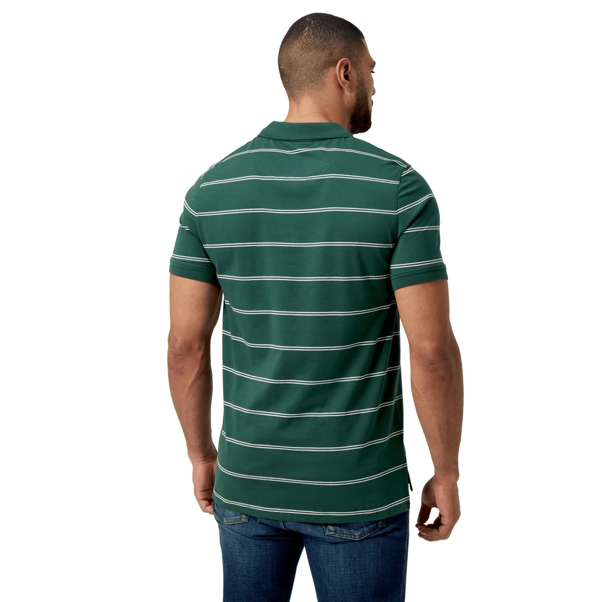 Canterbury Fundamental Yarn-Dye Stripe Polo - Image 8