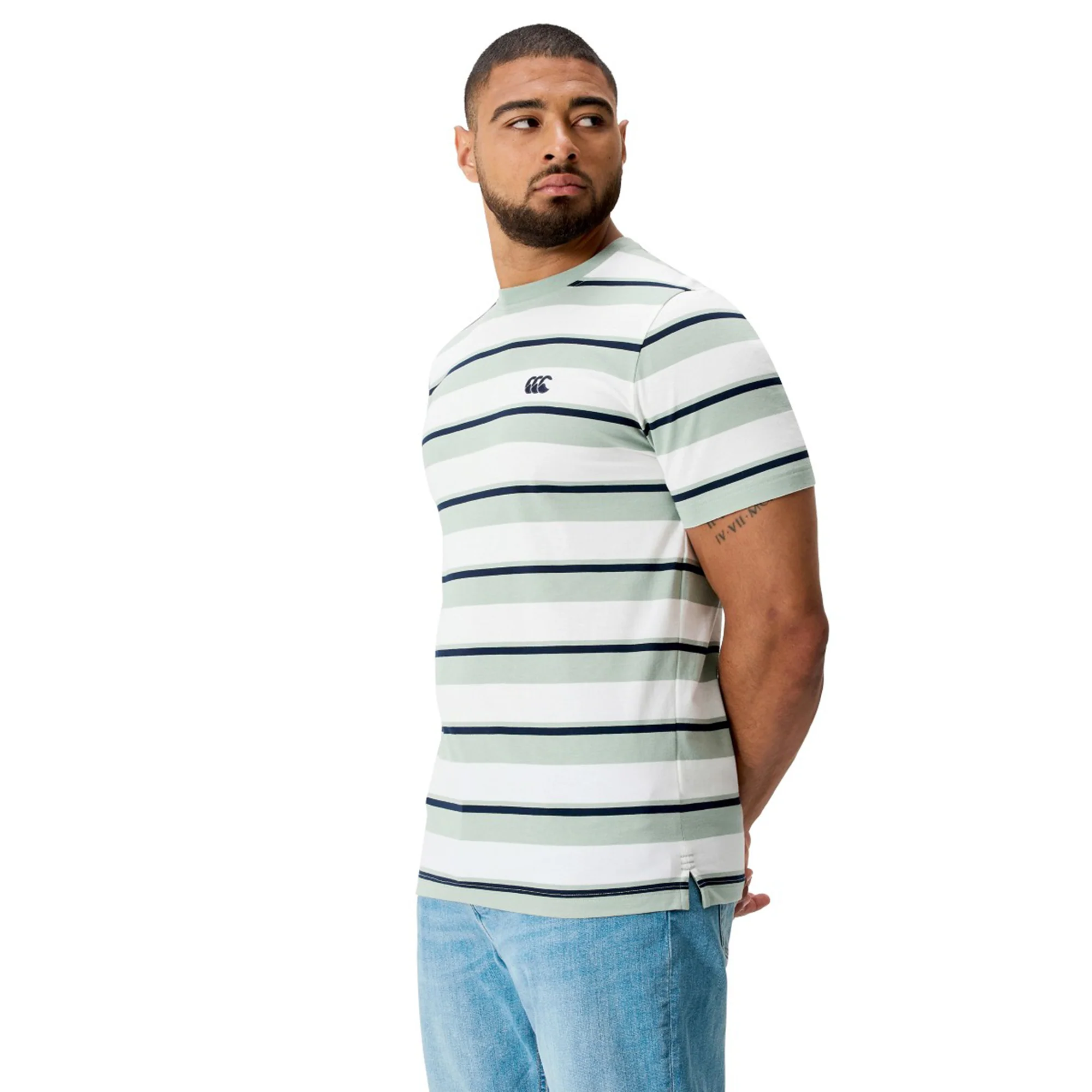 Fundamental Yarn Dye Stripe T-Shirt by Canterbury - Image 14