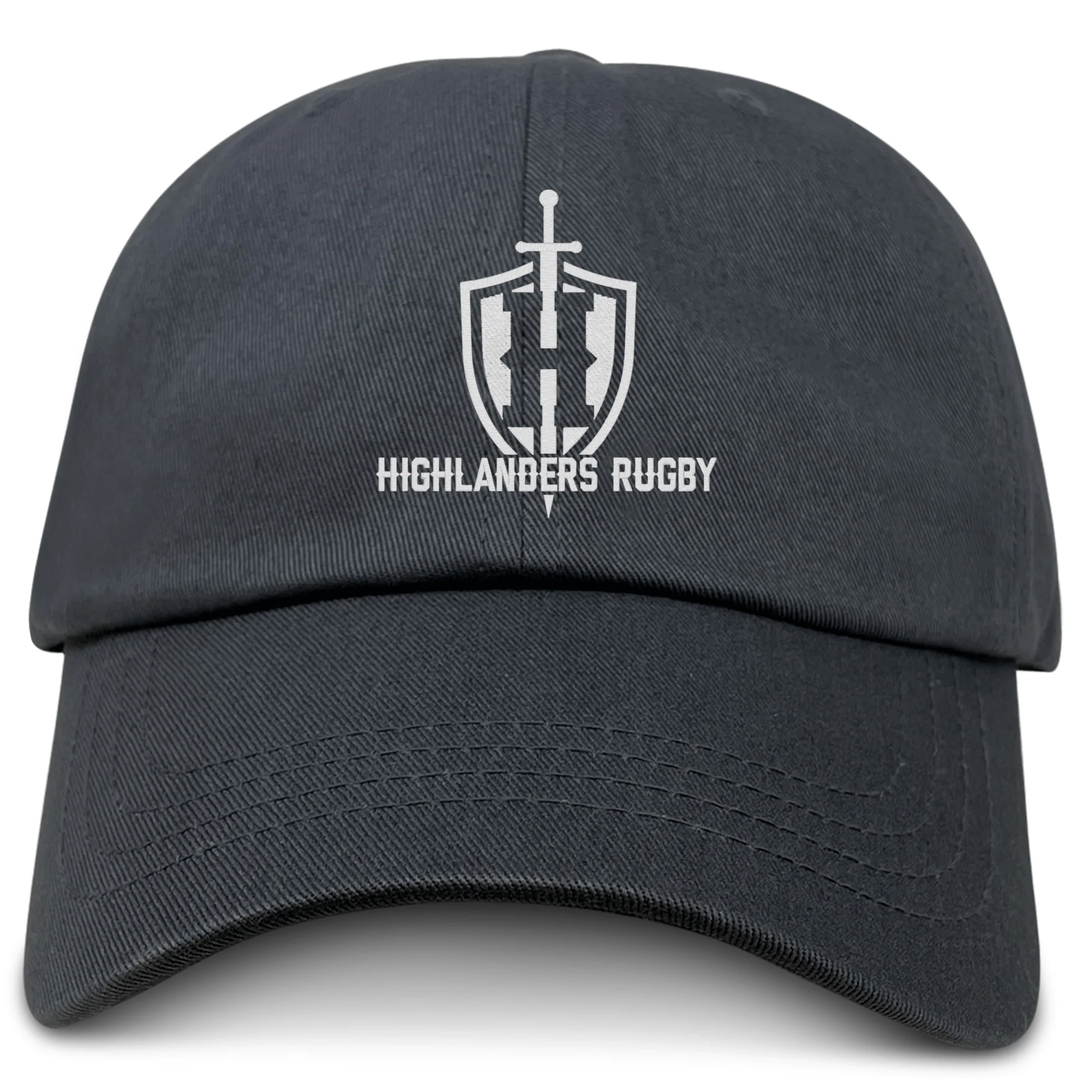 Highlanders Rugby NC Adult Low-Profile Cotton Twill Dad Cap - Image 2