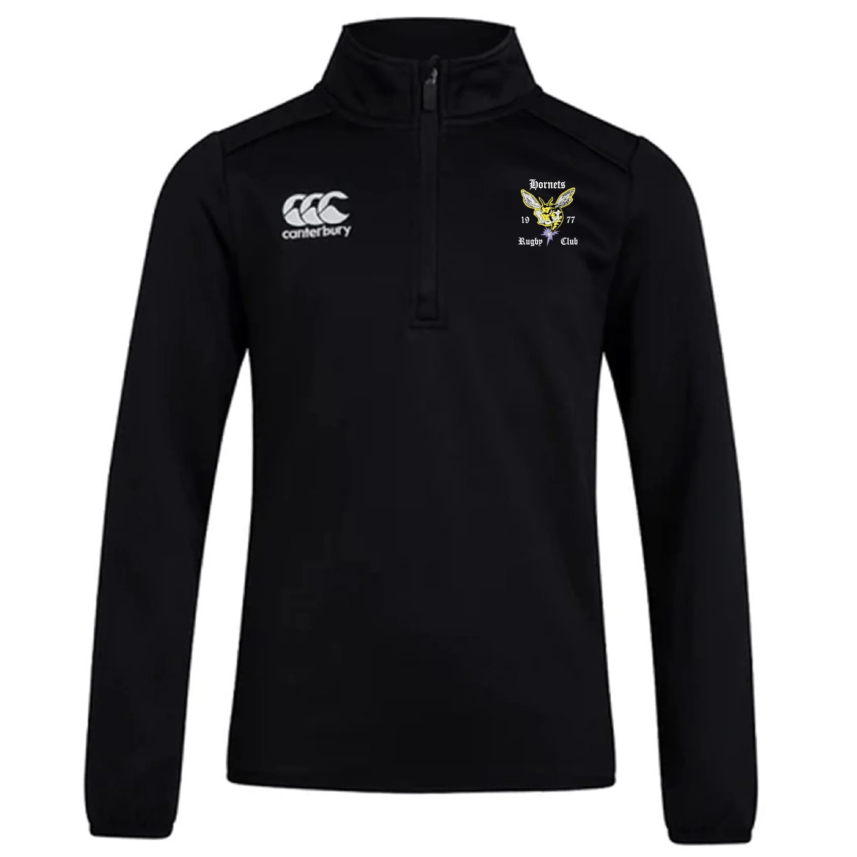 Hornets Rugby Club Club 1/4 Zip Mid Layer Training Top by Canterbury