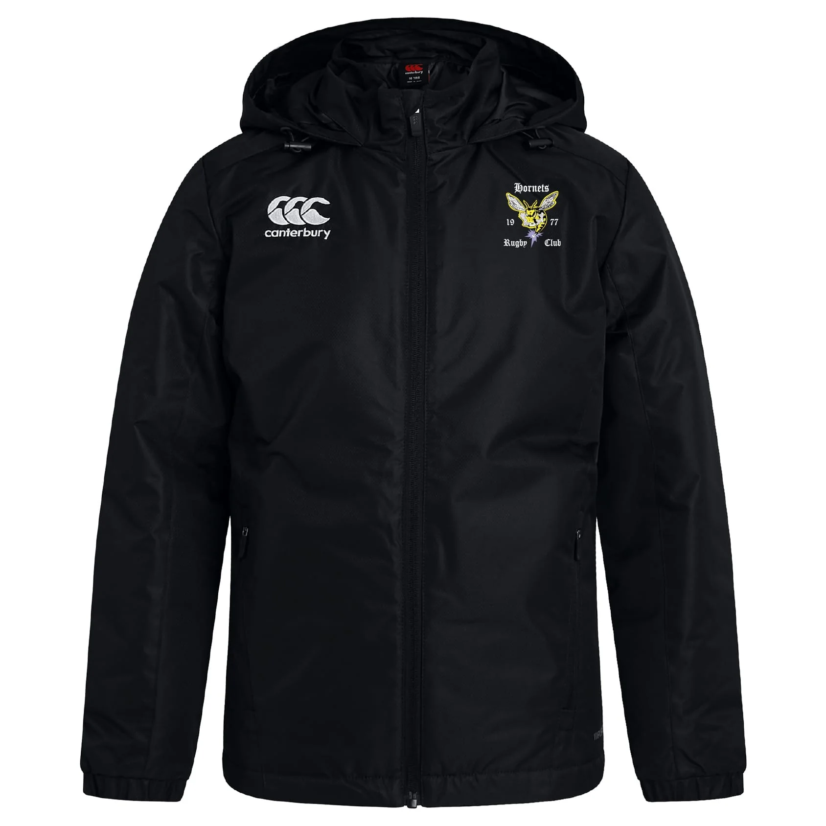 Hornets Rugby Club Club Vaposhield Full Zip Rain Jacket by Canterbury