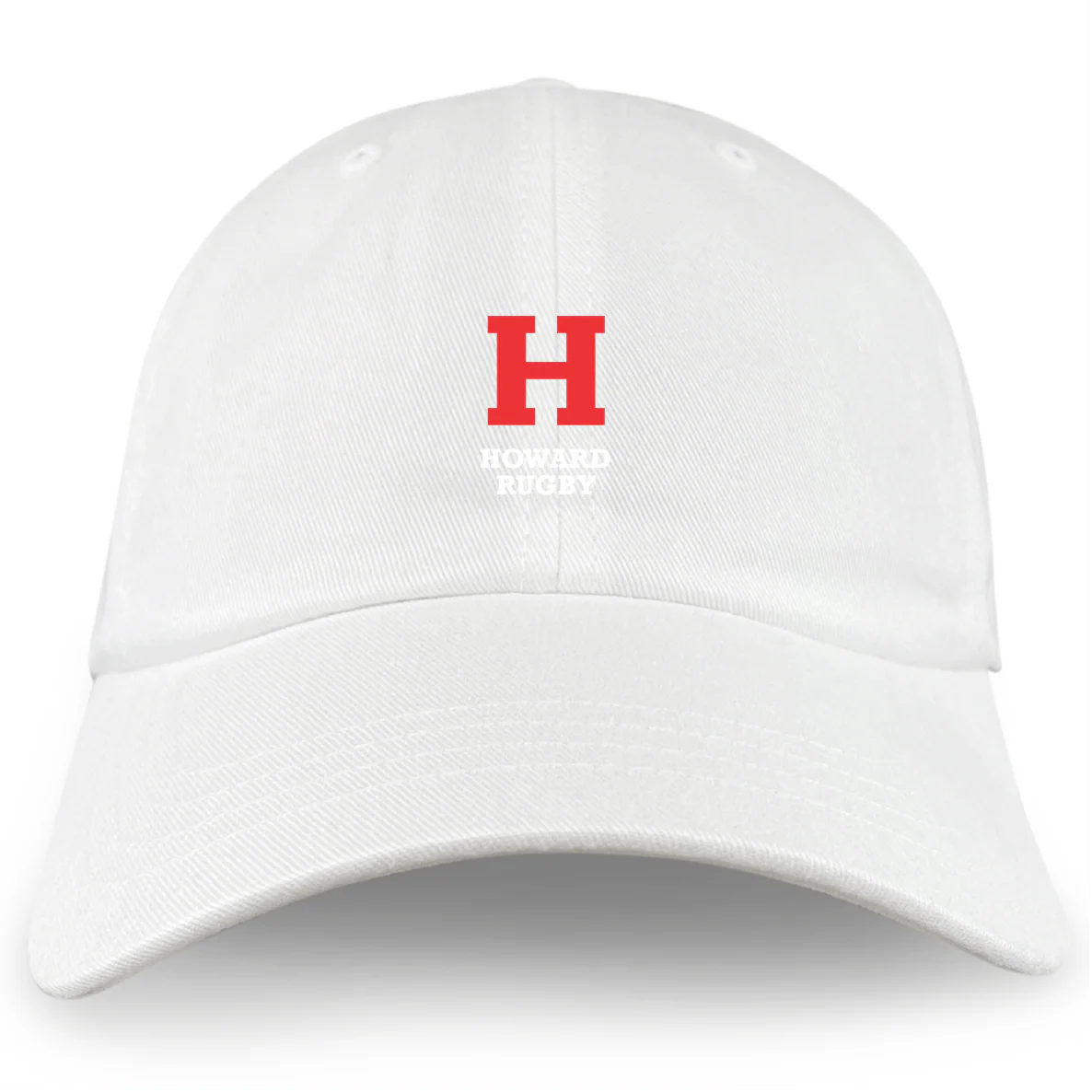 Howard University Adult Low-Profile Cotton Twill Dad Cap - Image 2
