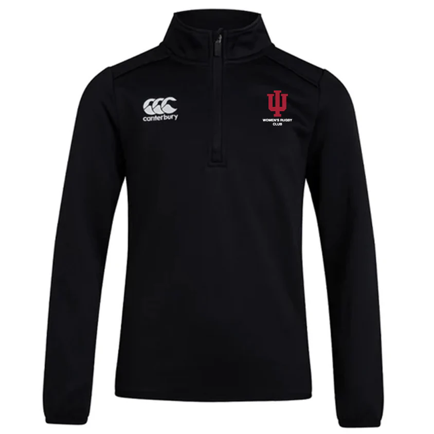 Indiana University Women Club 1/4 Zip Mid Layer Training Top by Canterbury