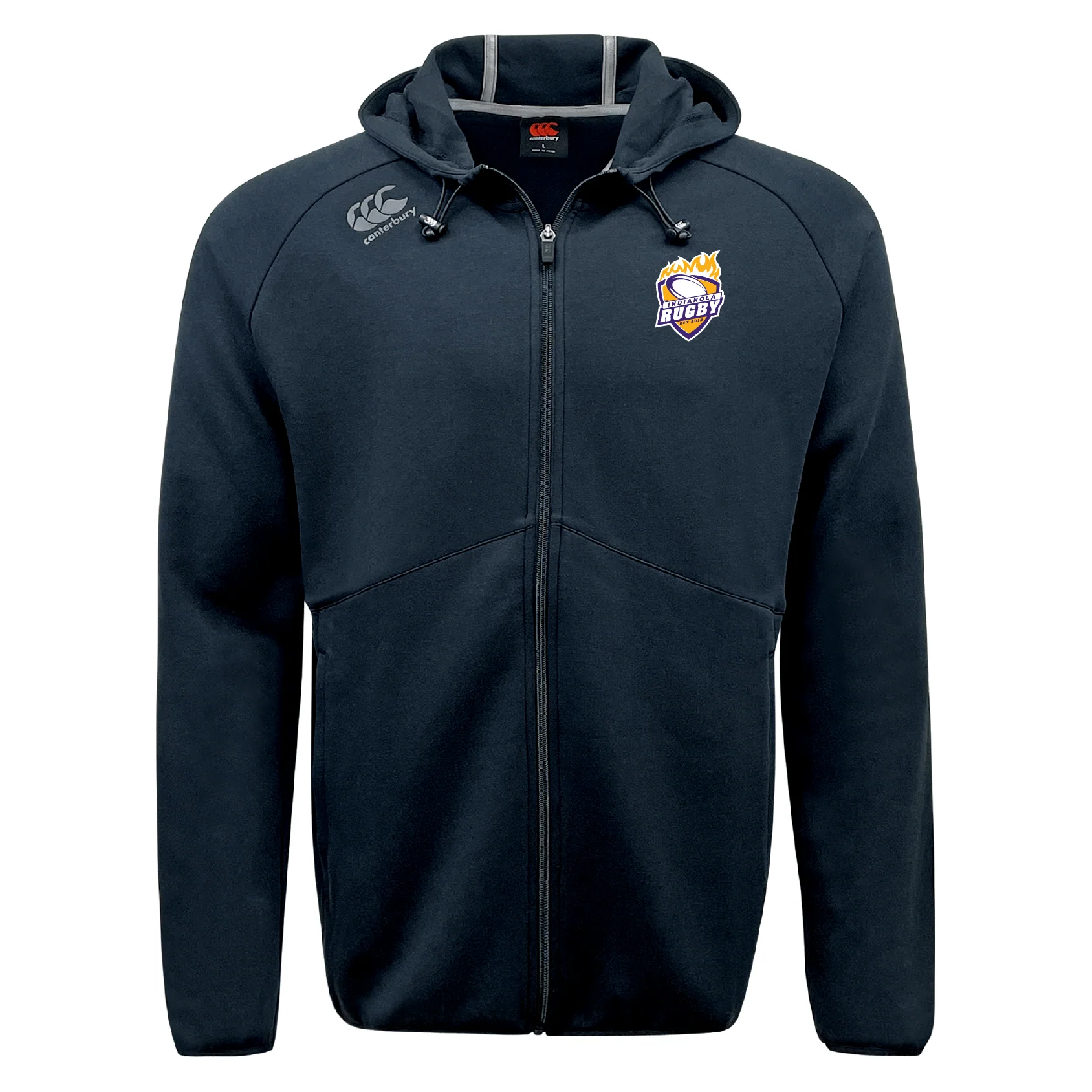 Indianola Rugby Tempo Vapodri Full-Zip Hoodie by Canterbury