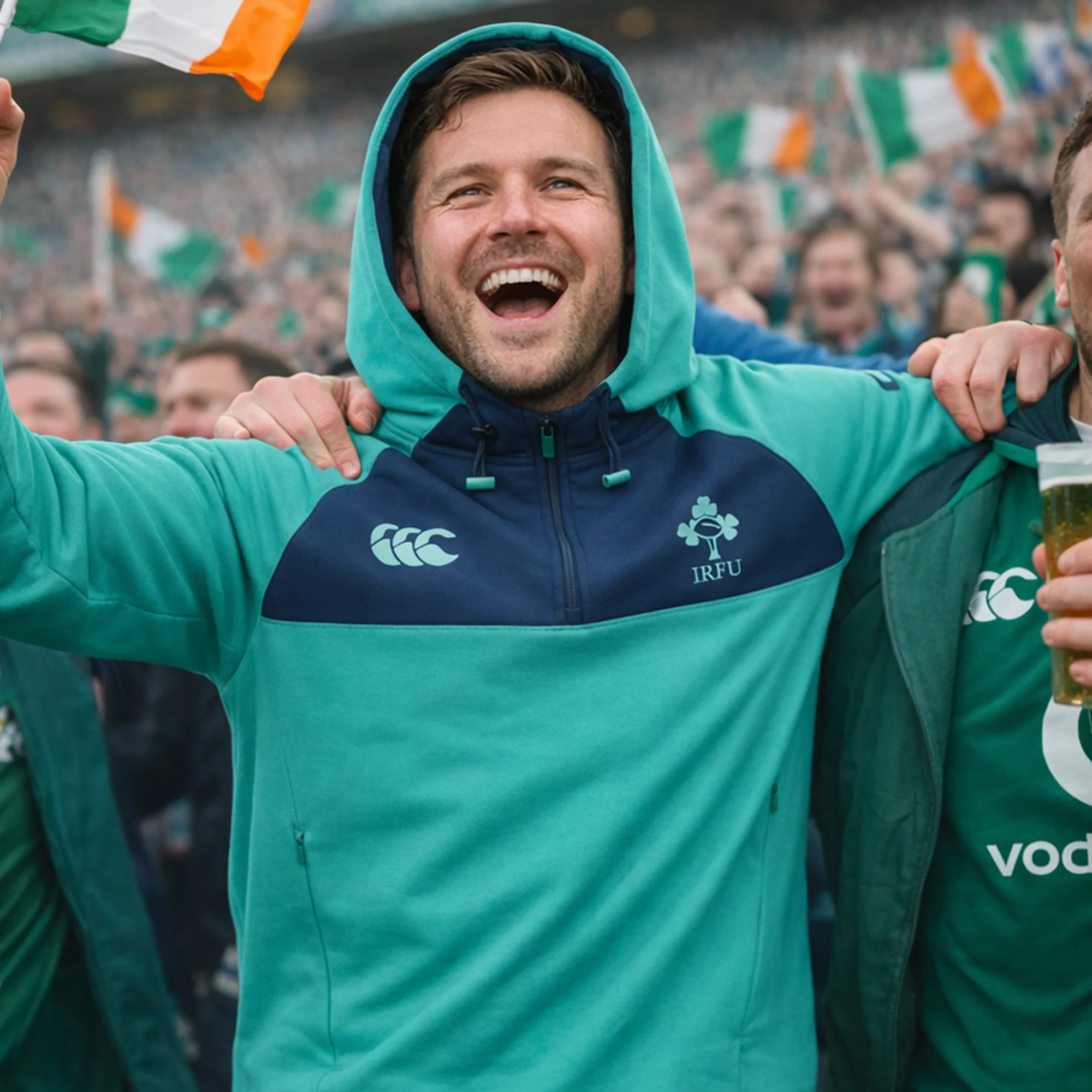 Ireland 26/27 Summer Tour Training Hoodie by Canterbury - Image 7