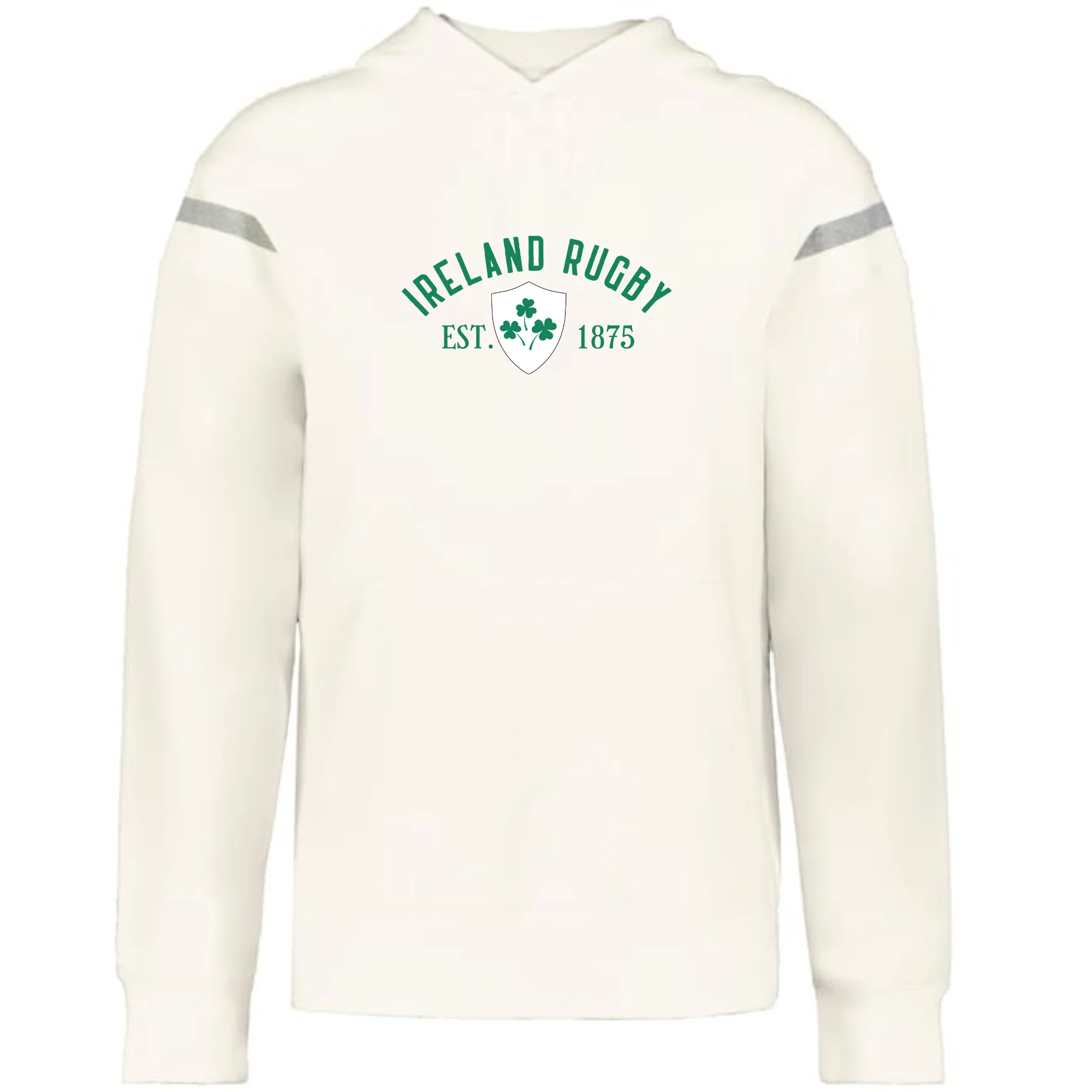Ireland Est 1875 Heritage Prep Vintage Shield Hoodie - Image 2