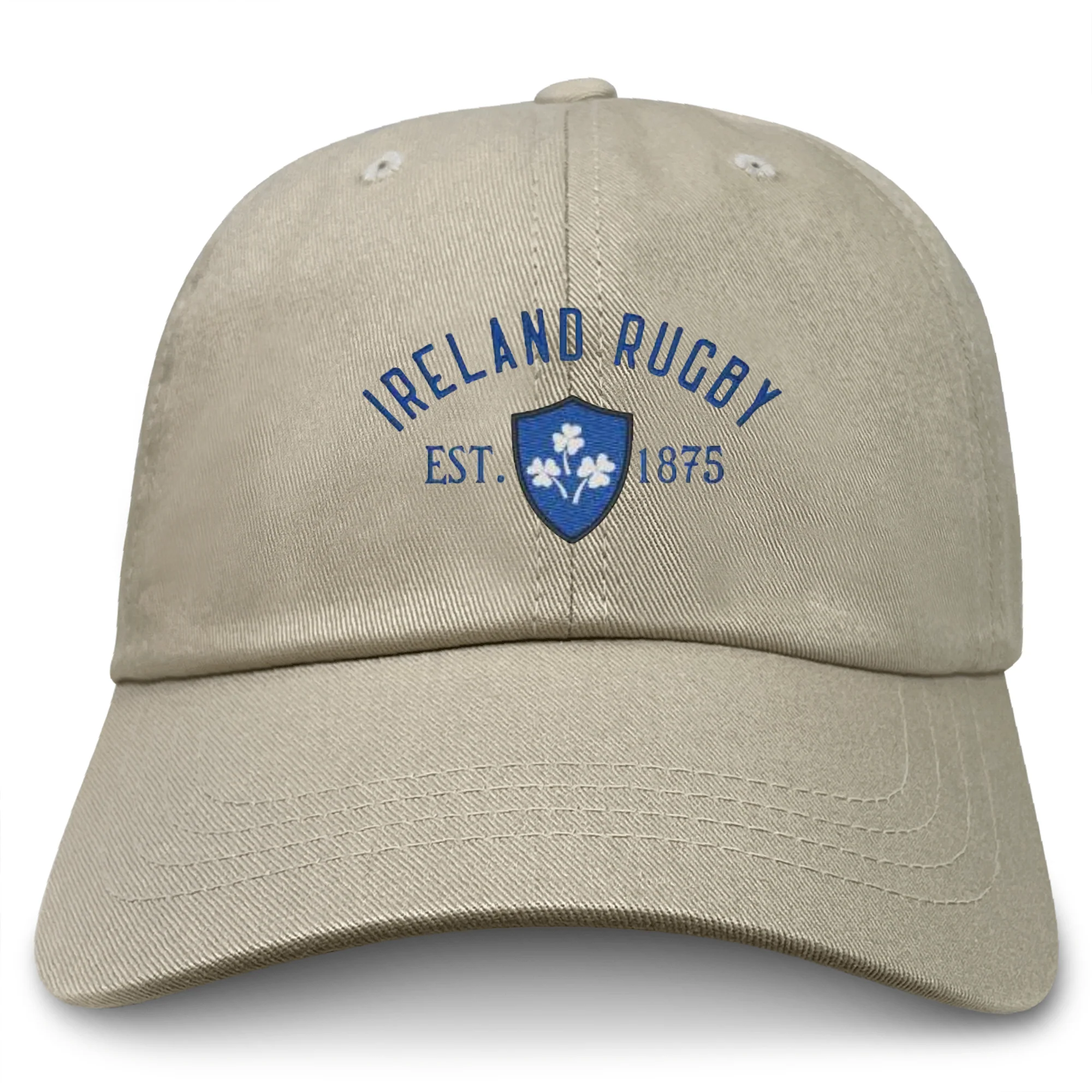 Ireland Rugby 1875 Navy Logo Dad Cap - Image 3