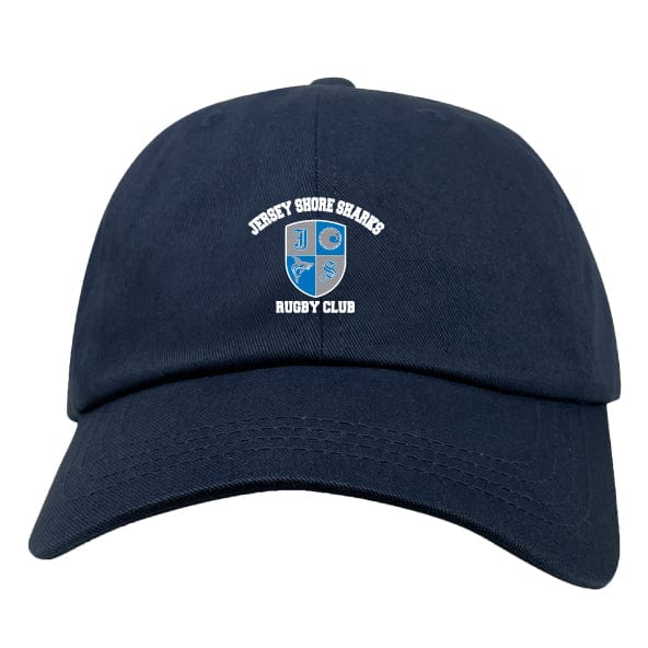 Jersey Shore Sharks Adult Low-Profile Cotton Twill Dad Cap - Image 2