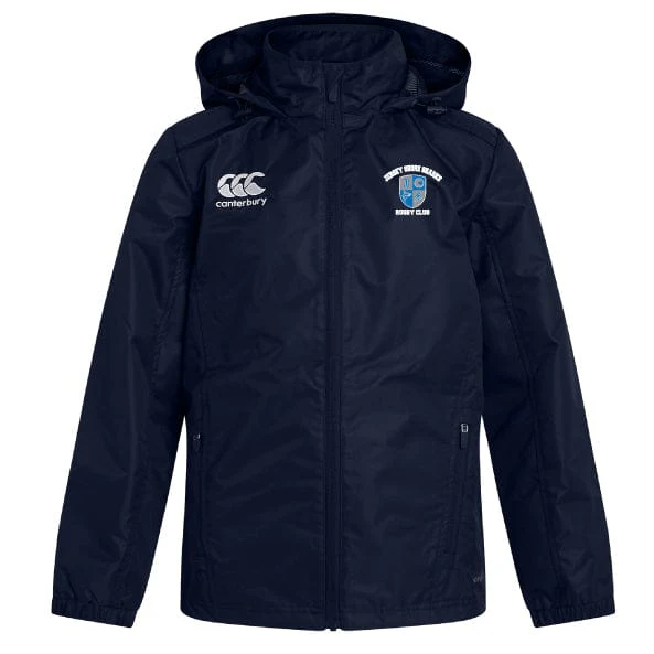 Jersey Shore Sharks Club Vaposhield Full Zip Rain Jacket by Canterbury