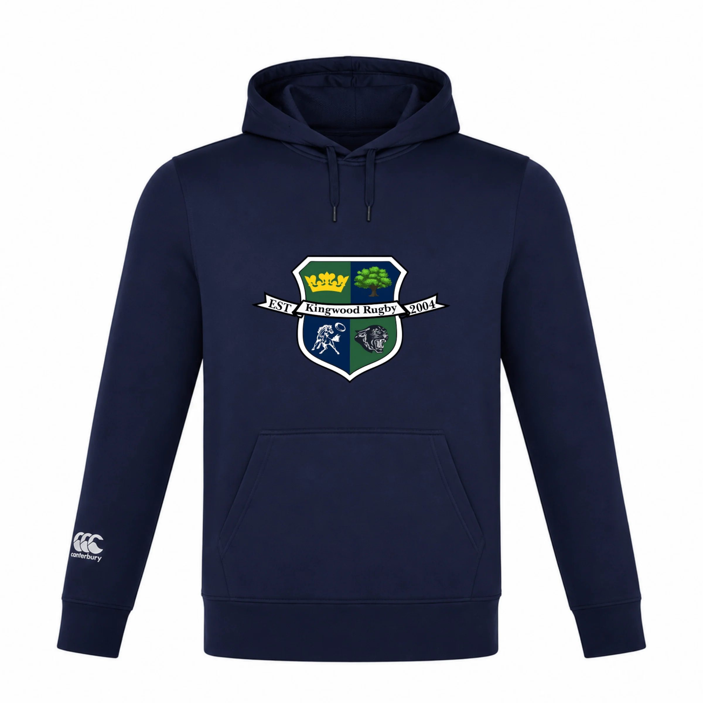 Kingwood Rugby Club Lightweight Hoodie by Canterbury - Image 2