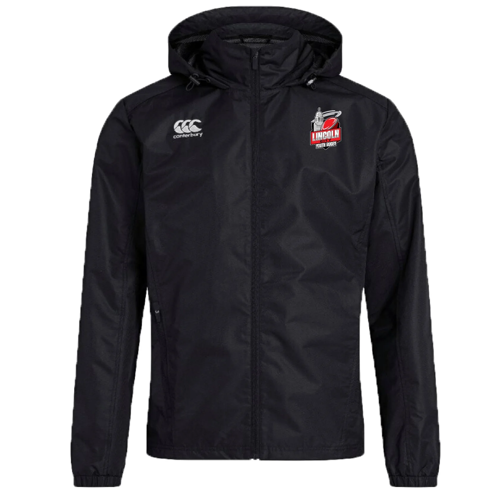 Lincoln City Youth Rugby Club Vaposhield Full Zip Rain Jacket by Canterbury