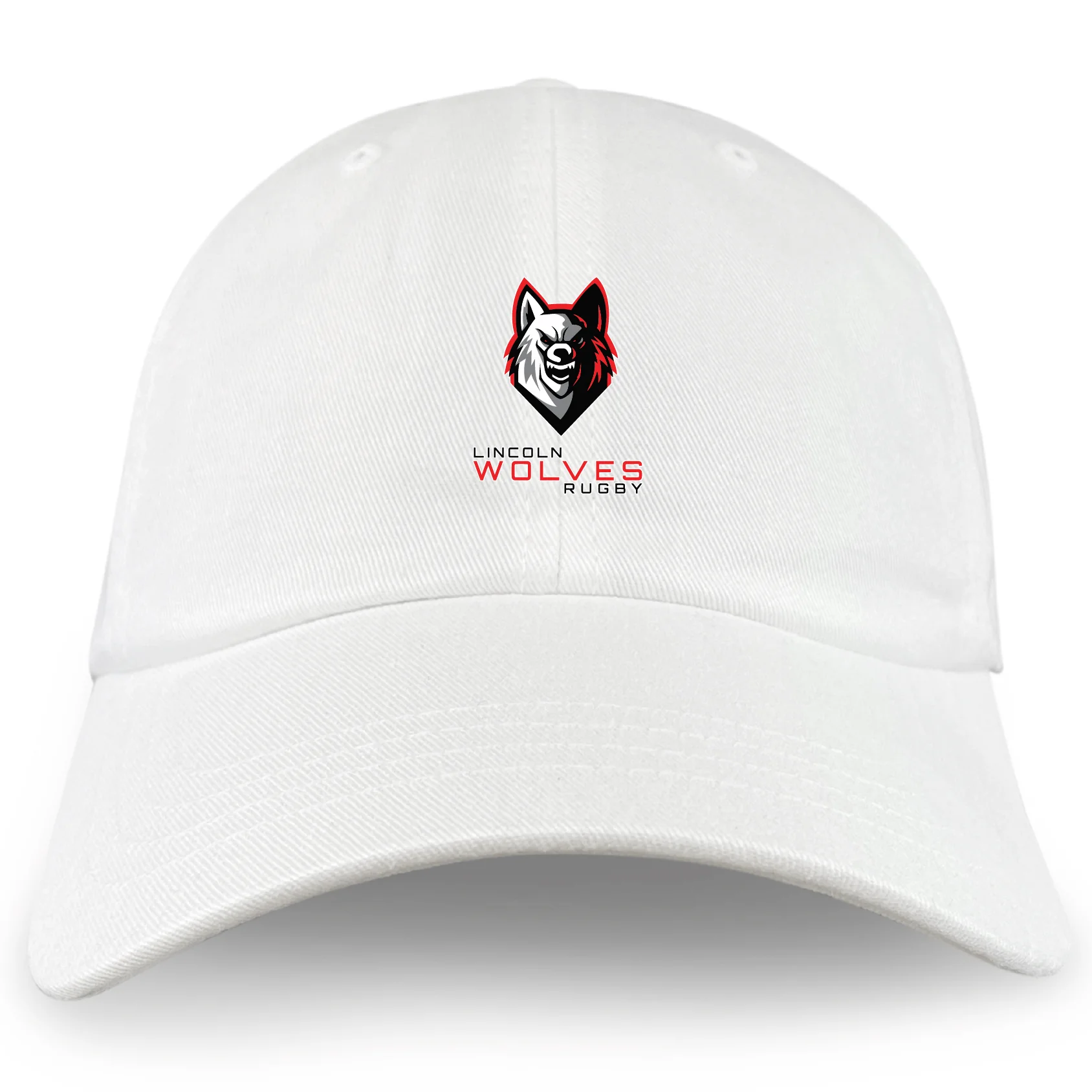 Lincoln Wolves Adult Low-Profile Cotton Twill Dad Cap - Image 2