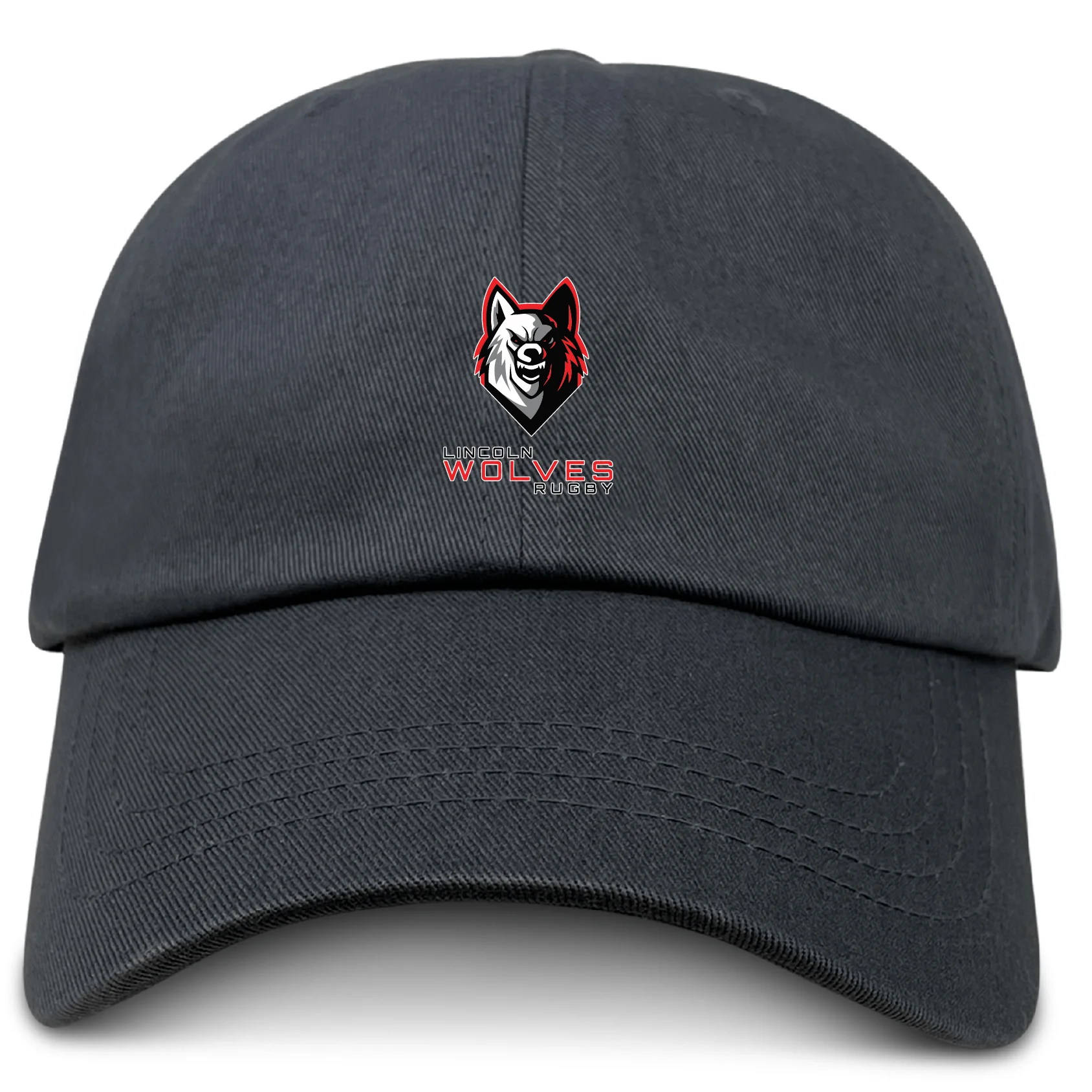 Lincoln Wolves Adult Low-Profile Cotton Twill Dad Cap - Image 3