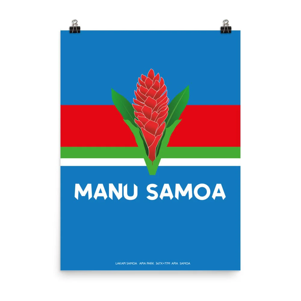 Manu Samoa Rugby Tradition Poster - Image 2