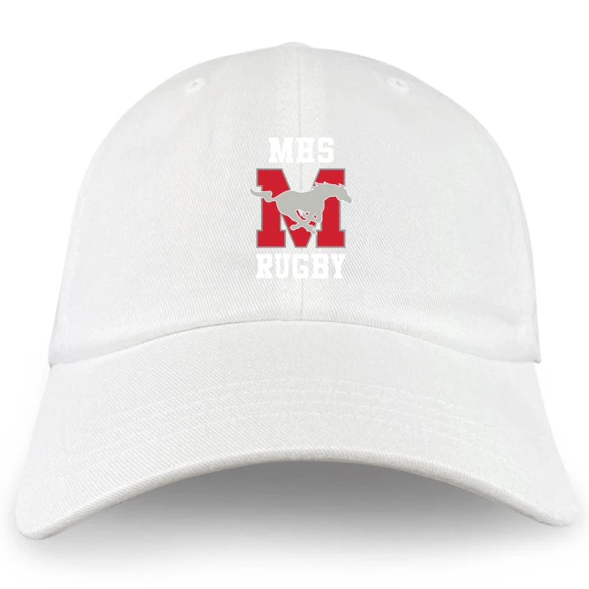 Memorial High School Adult Low-Profile Cotton Twill Dad Cap - Image 3