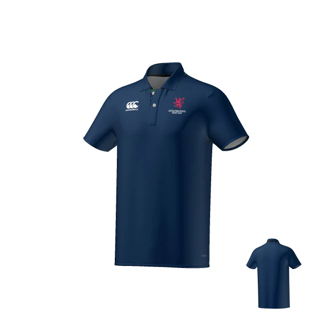 Littleton Scots ECO-SUBLIMATE SS POLO - Navy