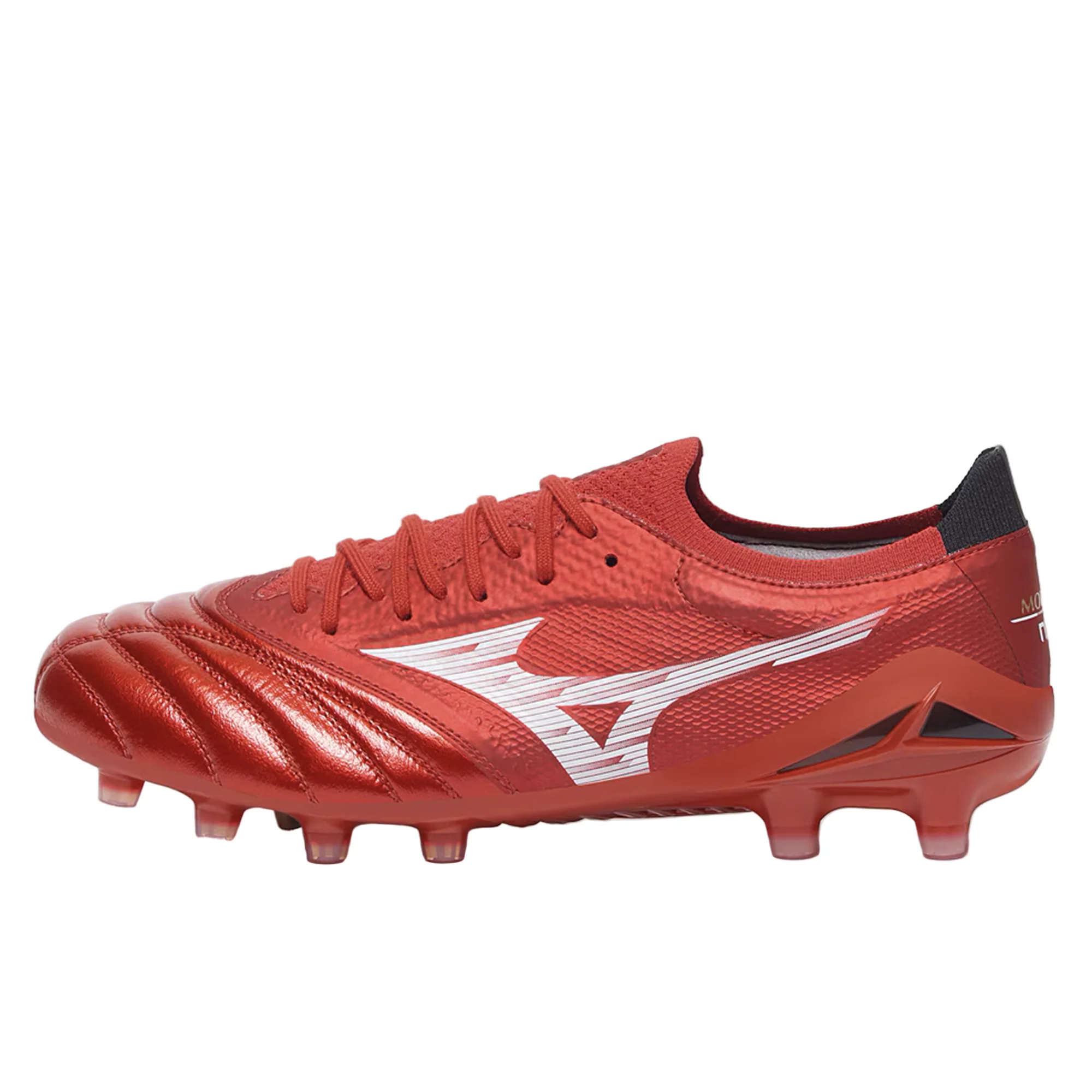 Mizuno Morelia Neo IV Beta Elite FG - Morelia 40th Anniversary Red/White/Black - Image 2