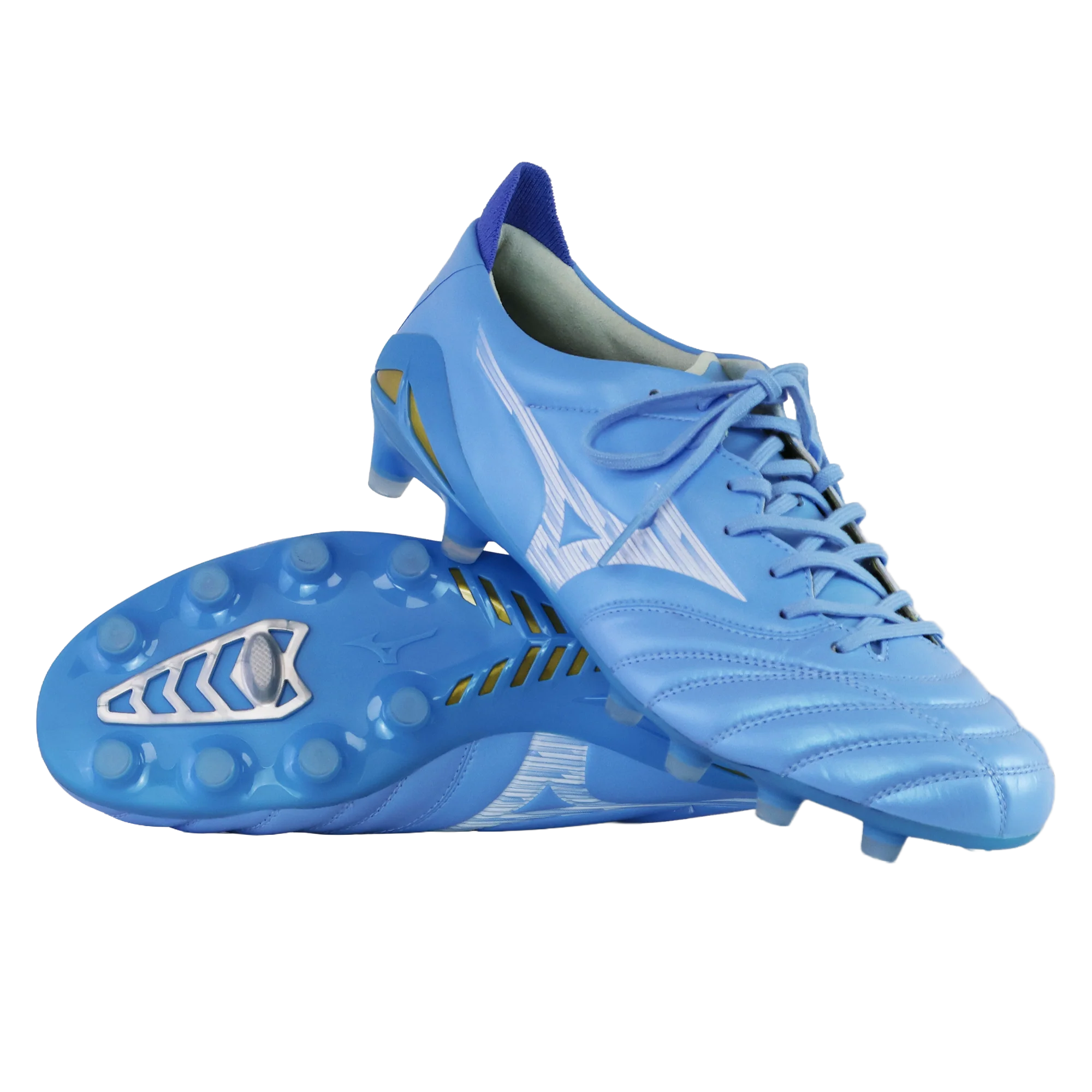 Mizuno Morelia Neo IV Elite FG - Celeste/White/Ultramarine