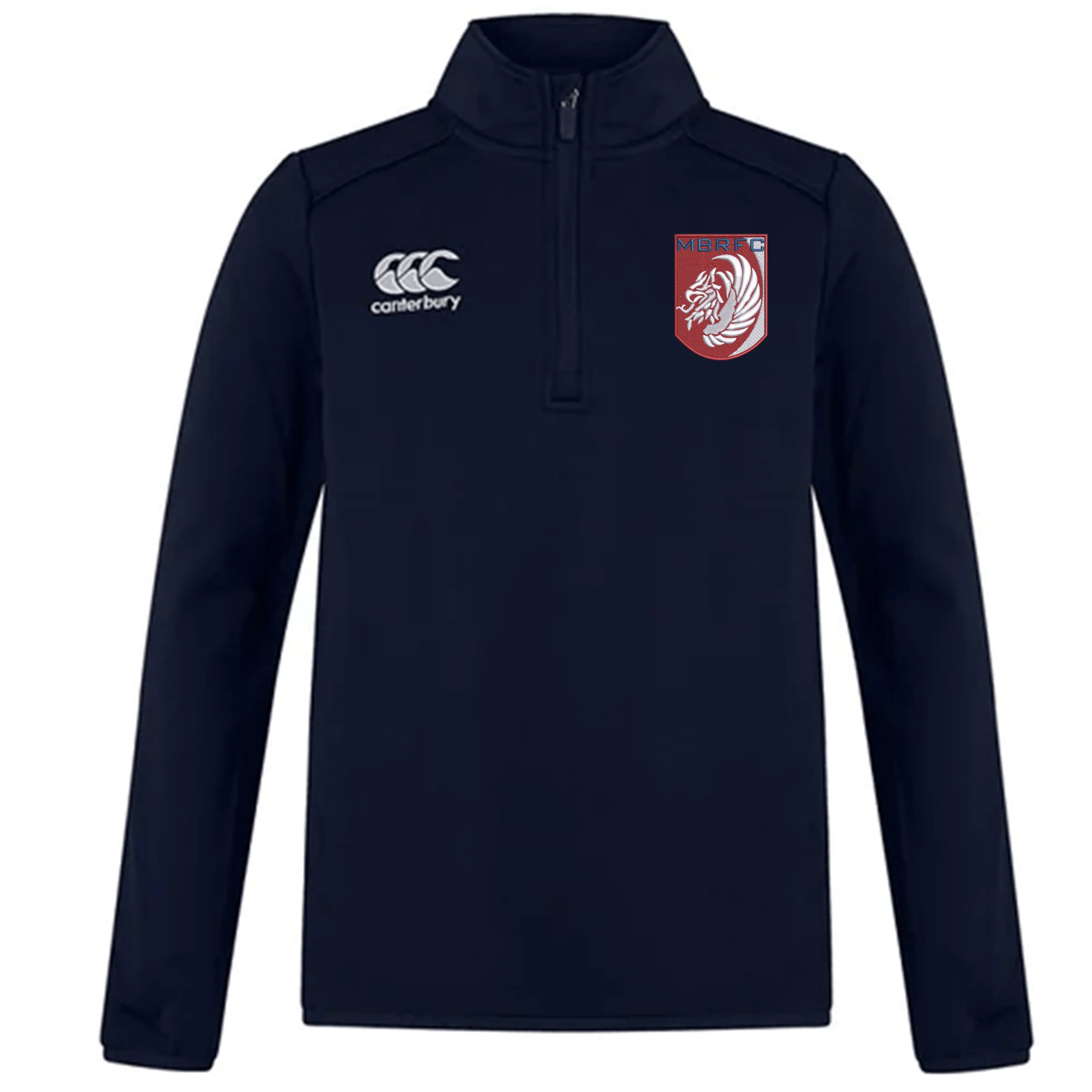 Montgomery Bucks Griffins Club 1/4 Zip Mid Layer Training Top by Canterbury