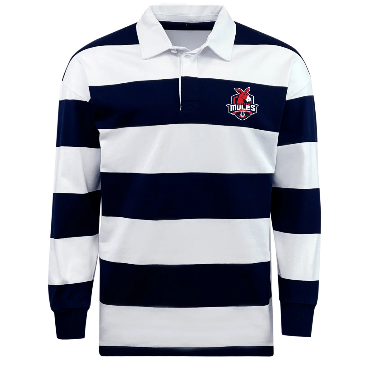 Moscow Mules RFC Classic Long Sleeve Hooped Rugby Jersey - Image 2