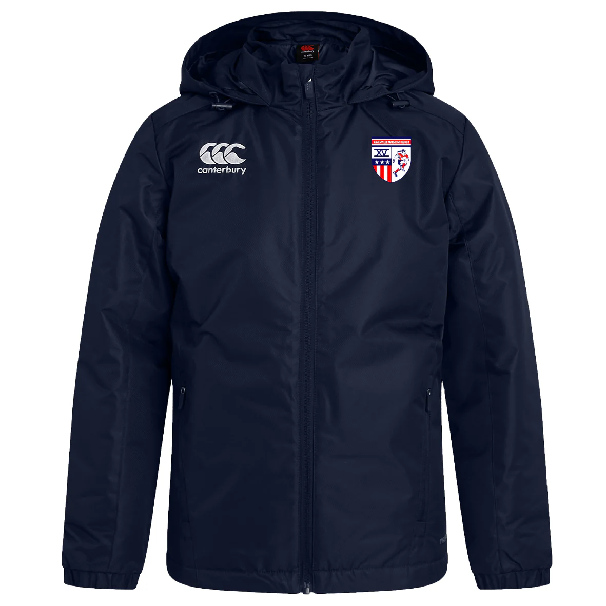 Naperville Warriors Club Vaposhield Full Zip Rain Jacket by Canterbury