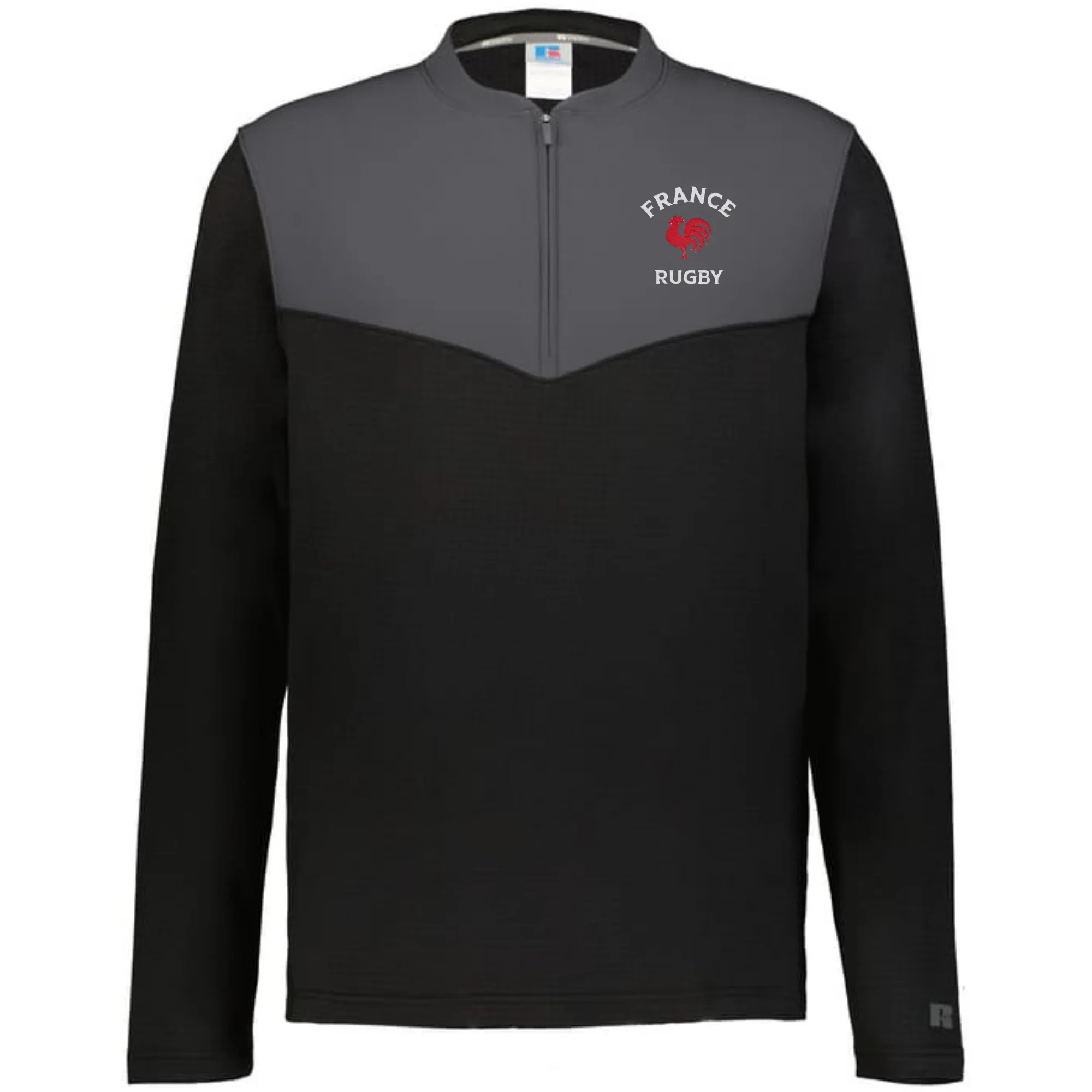 Nations of Rugby France Sideline Grid 1/4 Zip Pullover - Image 3