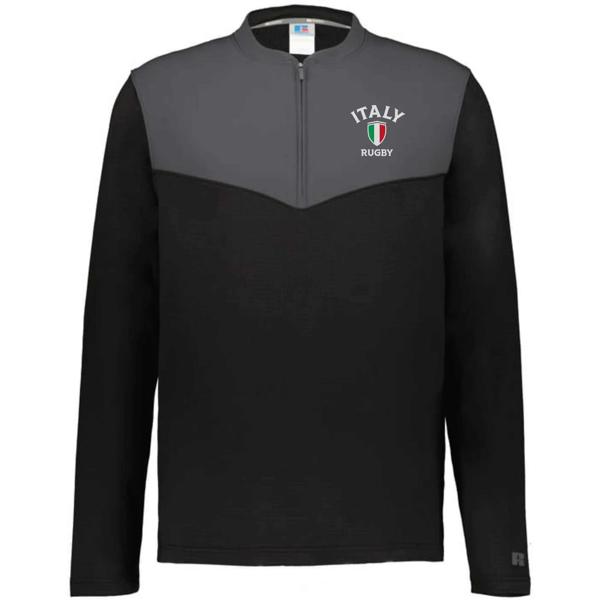 Nations of Rugby Italy Sideline Grid 1/4 Zip Pullover - Image 3