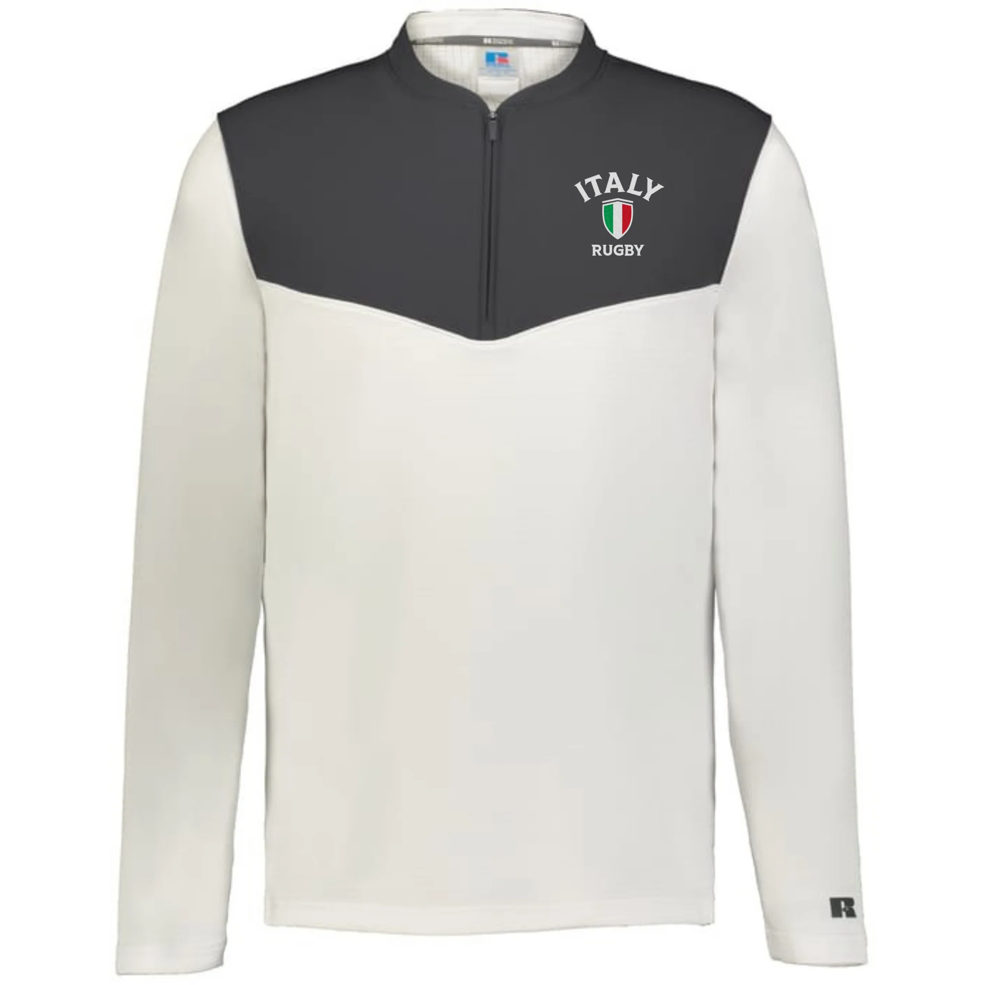 Nations of Rugby Italy Sideline Grid 1/4 Zip Pullover - Image 5