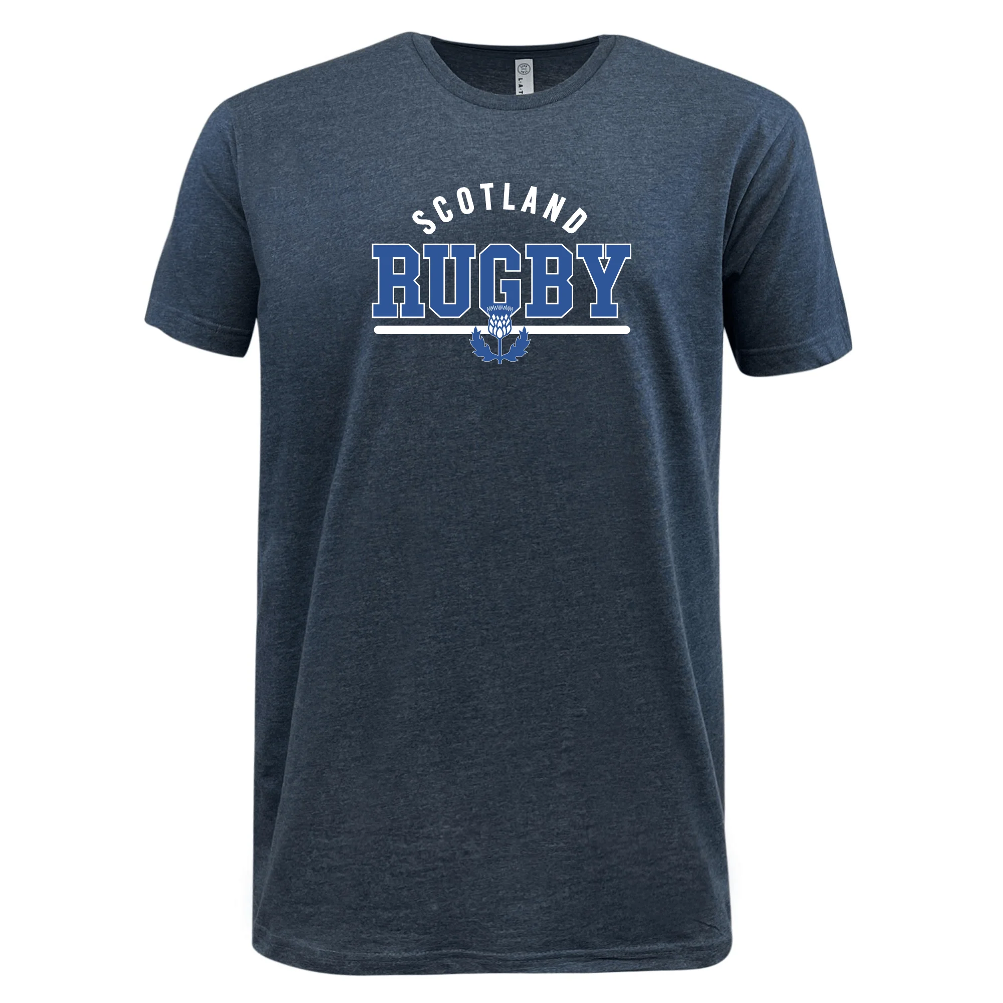 Nations of Rugby Scotland Wordmark Supersoft Tee - Image 3