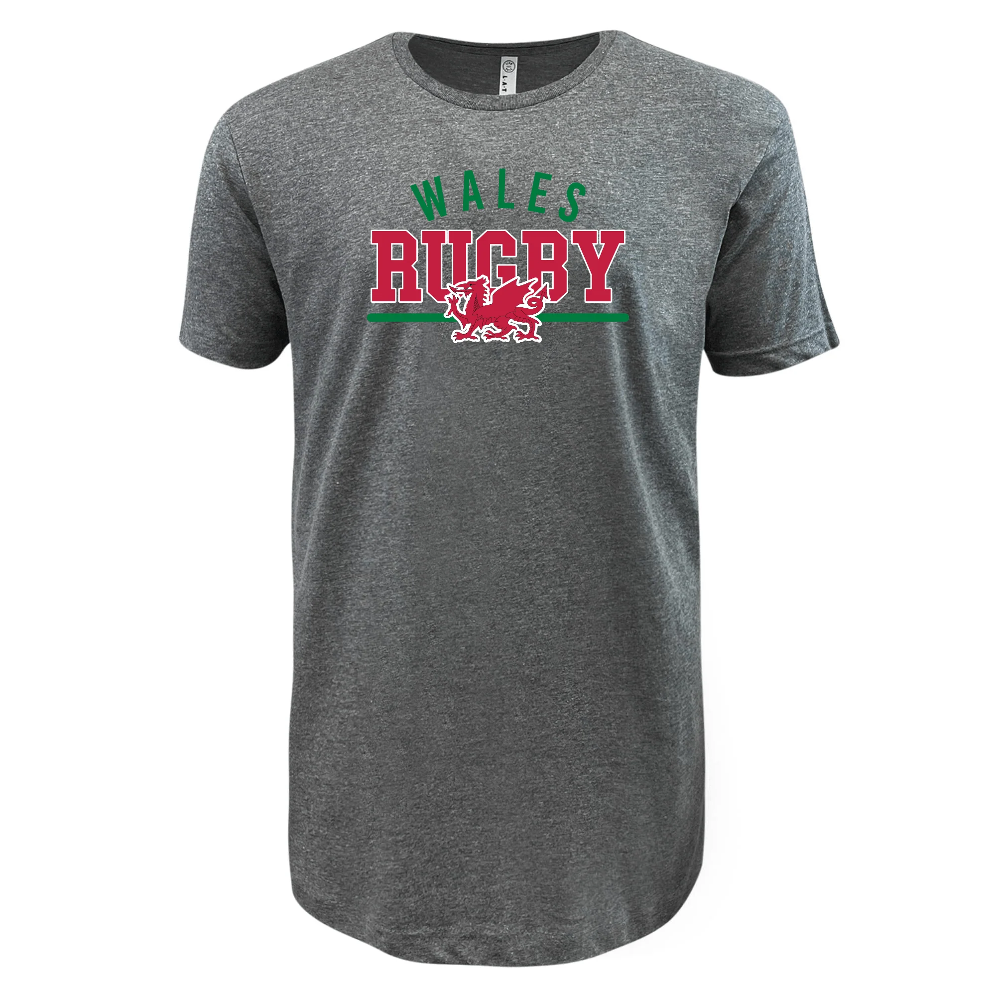 Nations of Rugby Wales Wordmark Supersoft Tee - Image 2