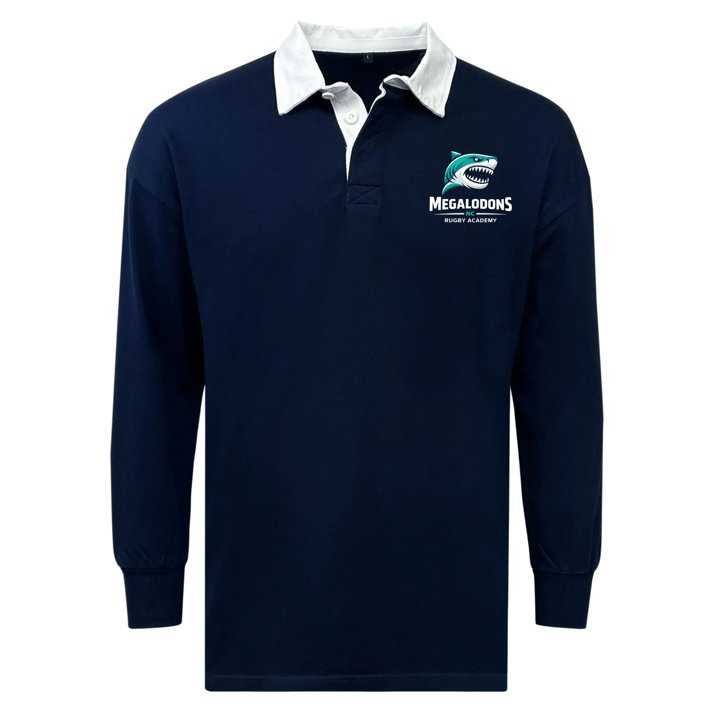 NC Rugby Academy - Megalodons Classic Long Sleeve Solid Rugby Jersey