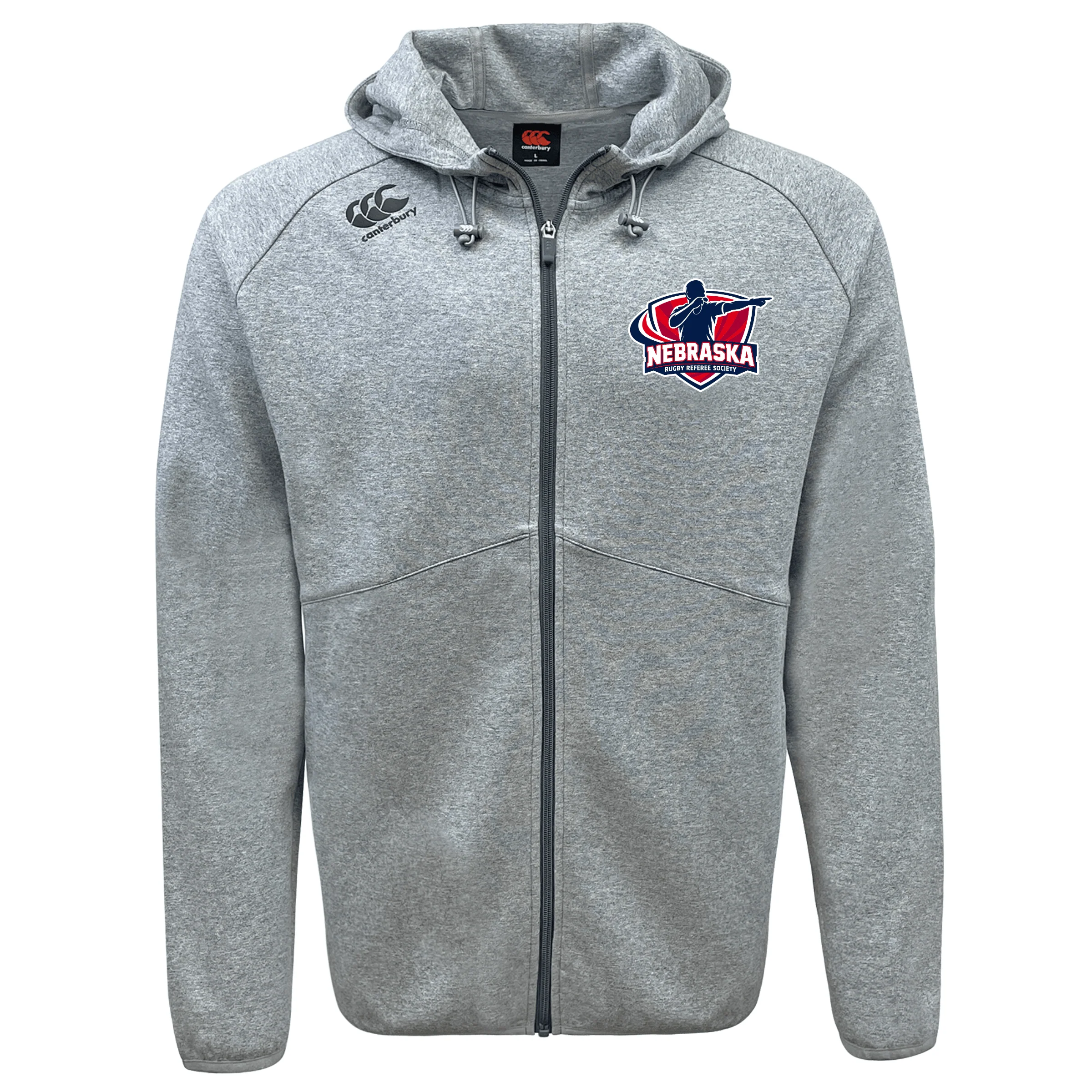 Nebraska Rugby Referee Society Tempo Vapodri Full-Zip Hoodie by Canterbury