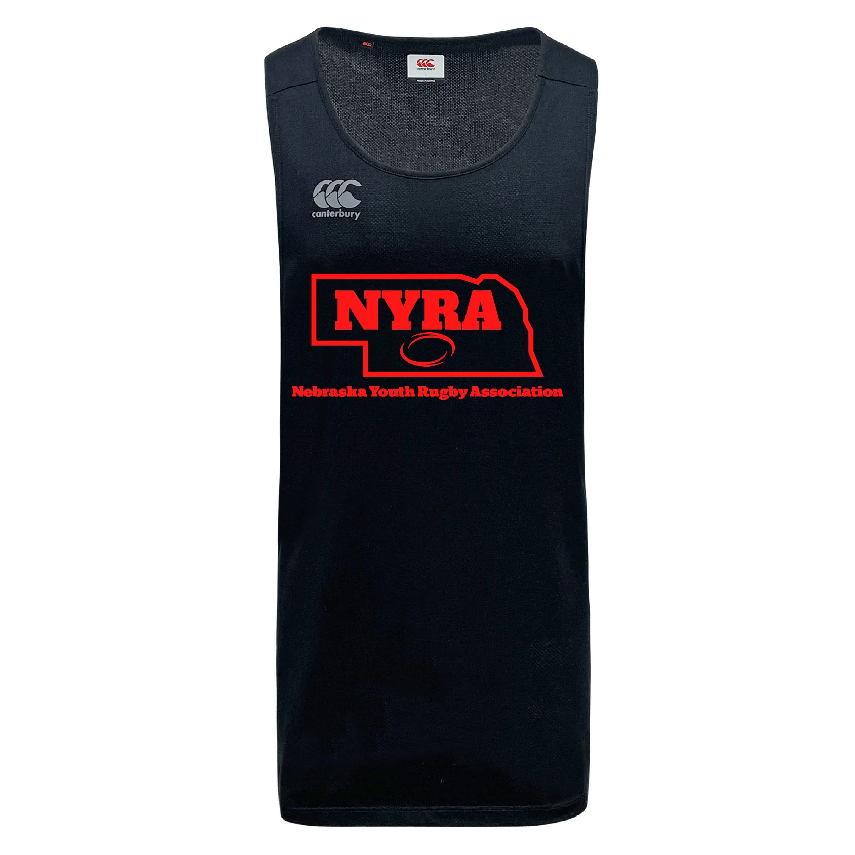 Nebraska Youth Rugby Association Tempo Vapodri Singlet by Canterbury - Image 2