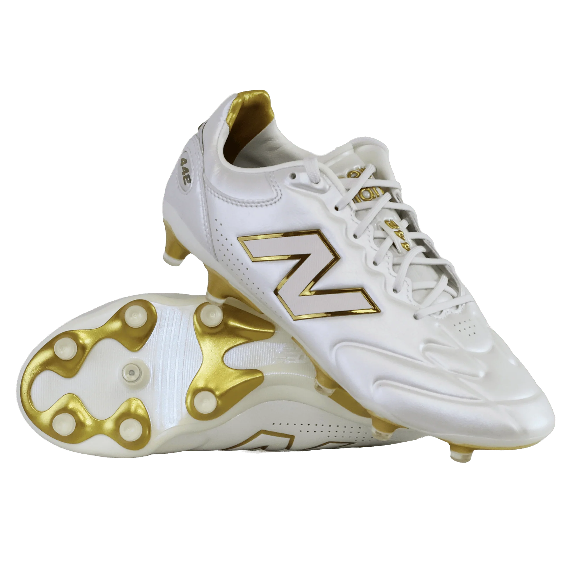 New Balance 442 Elite FG v3 - Sea Salt/Gold Metallic