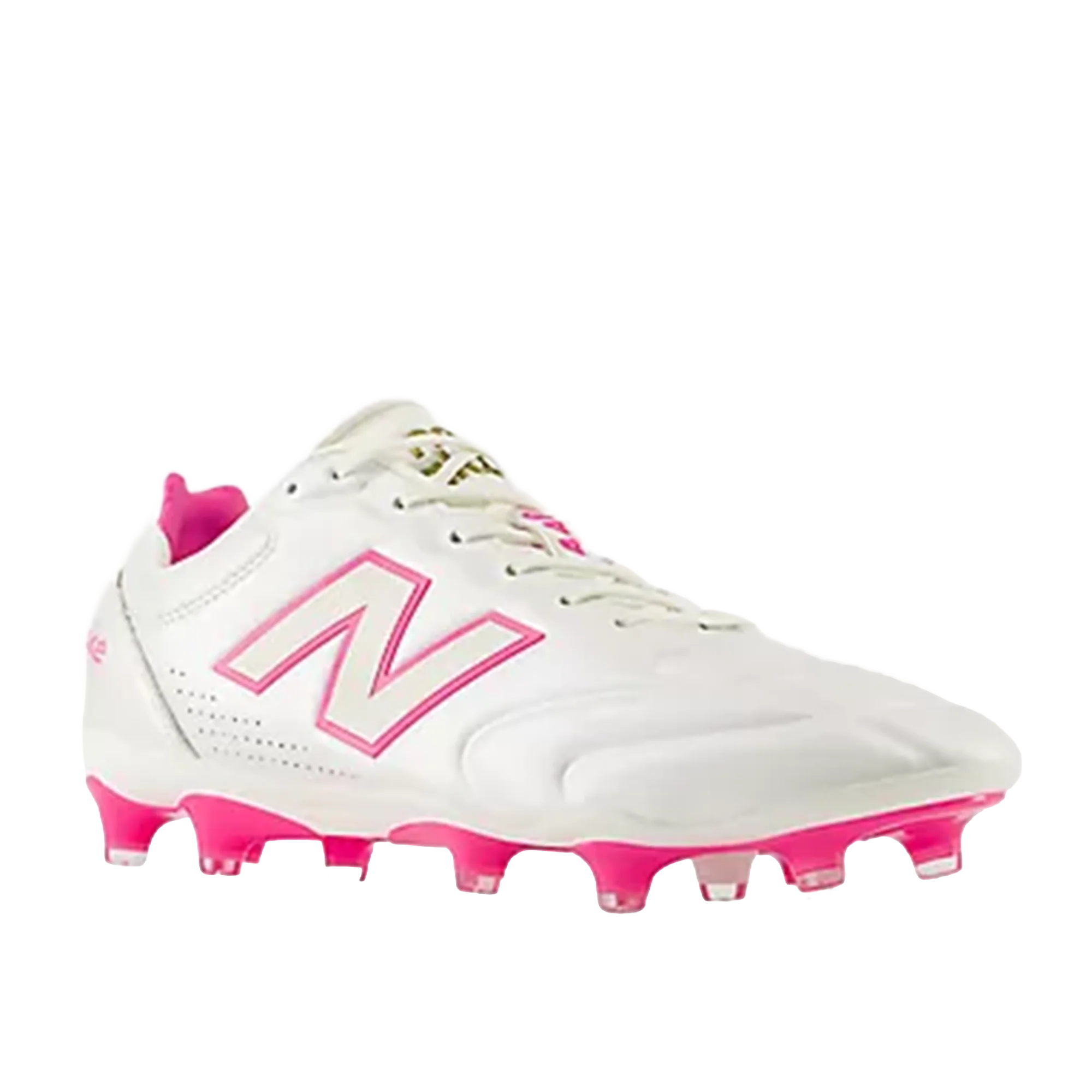New Balance Wide 442 Elite FG v3 - Sea Salt/Pink Heat - Image 5
