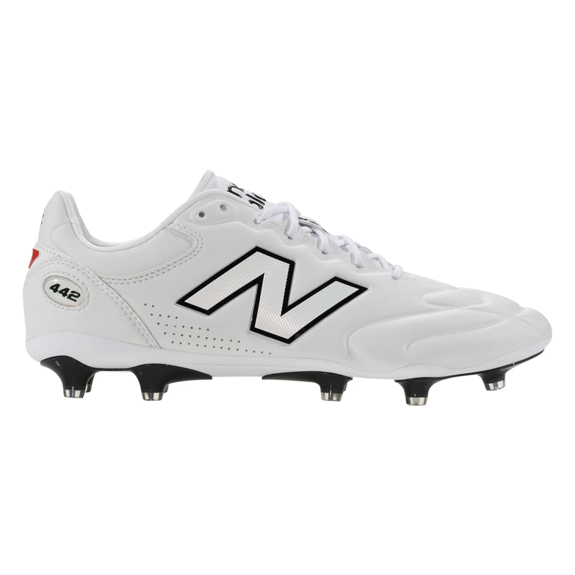 New Balance Wide 442 Elite FG v3 - White/Black - Image 3