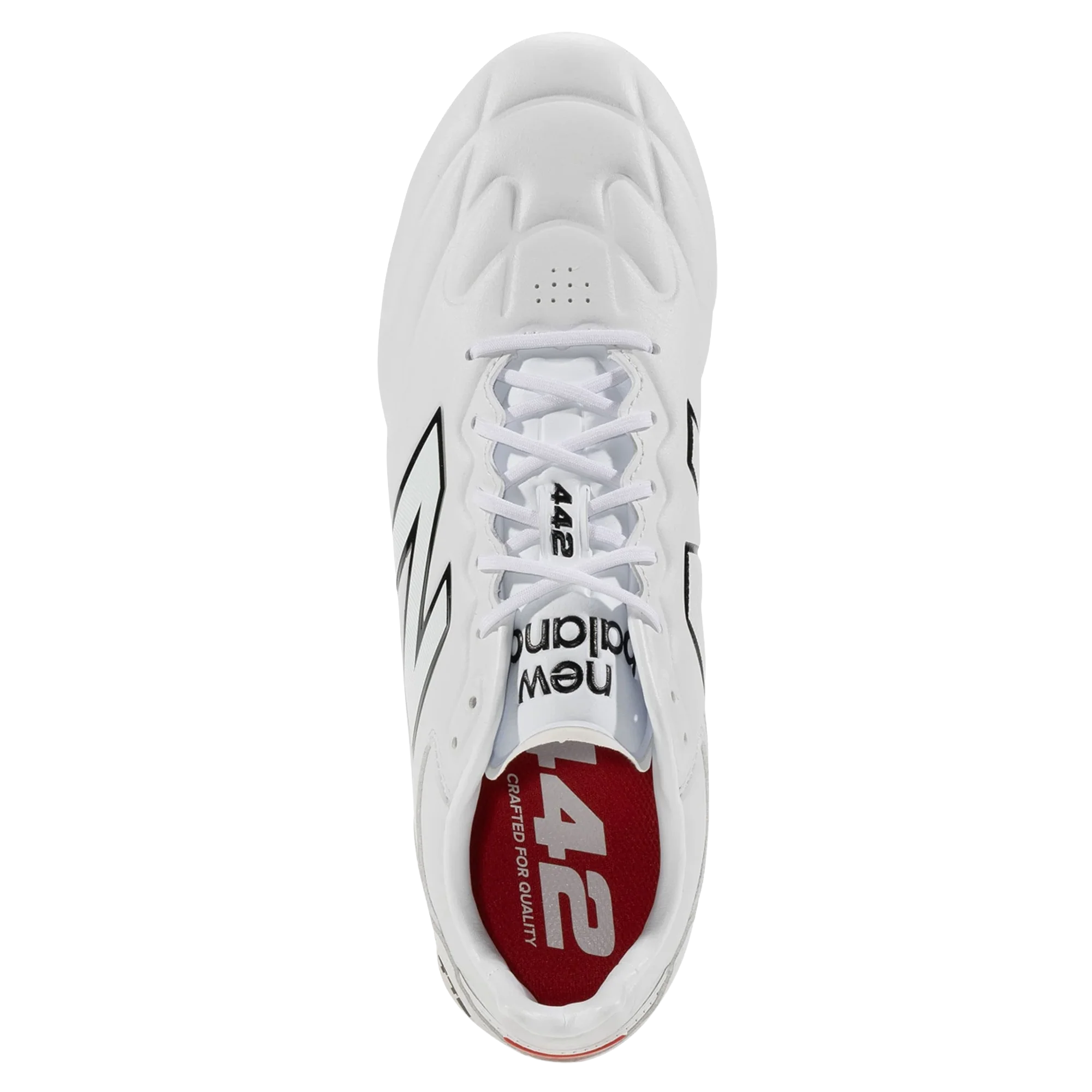 New Balance Wide 442 Elite FG v3 - White/Black - Image 5