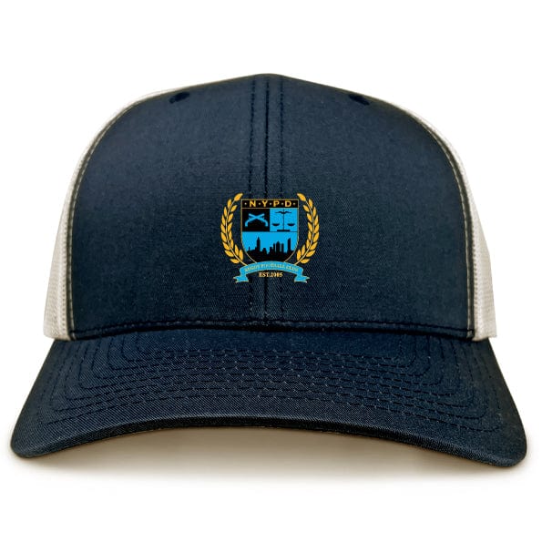 New York Police Dept. Rugby Retro Trucker Cap - Image 2