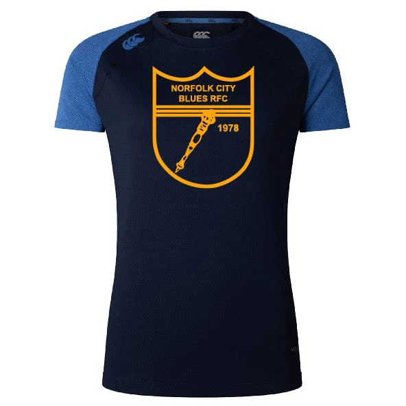 Norfolk Blues Women's Elite Training Tee by Canterbury