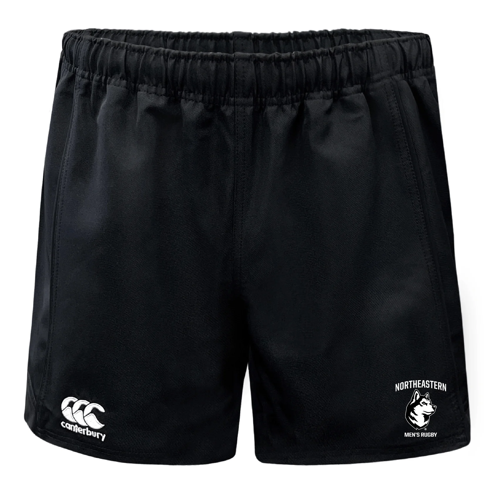 Northeastern University Men's Rugby Advantage Rugby Shorts by Canterbury