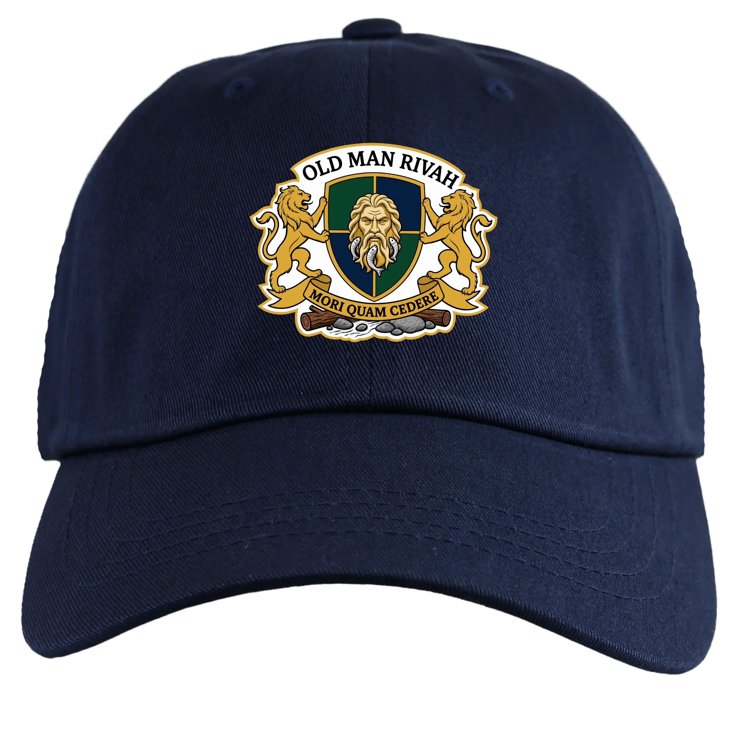 Old Man Rivah Rugby Adult Low-Profile Cotton Twill Dad Cap - Image 2