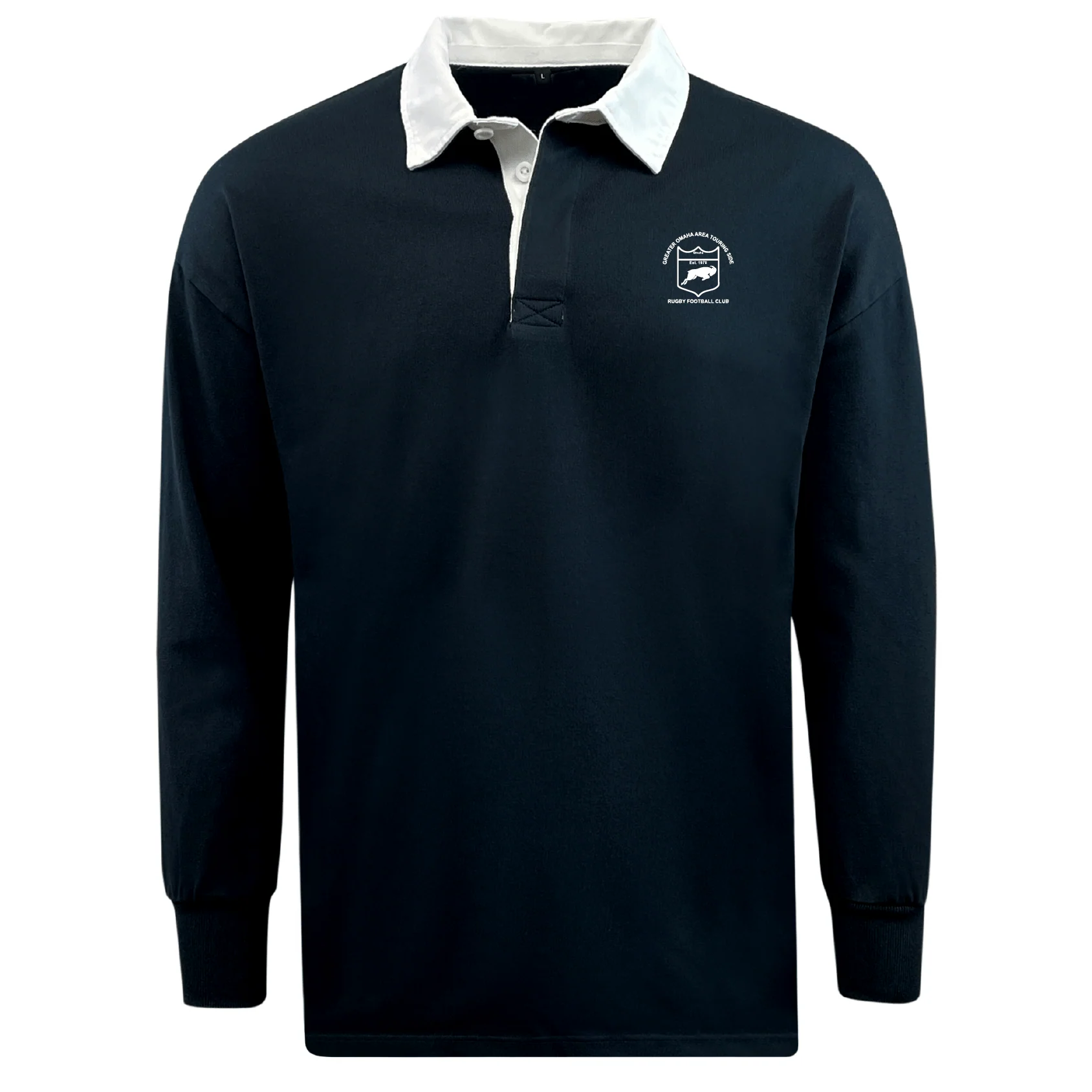 Omaha GOATS Rugby Classic Long Sleeve Solid Rugby Jersey