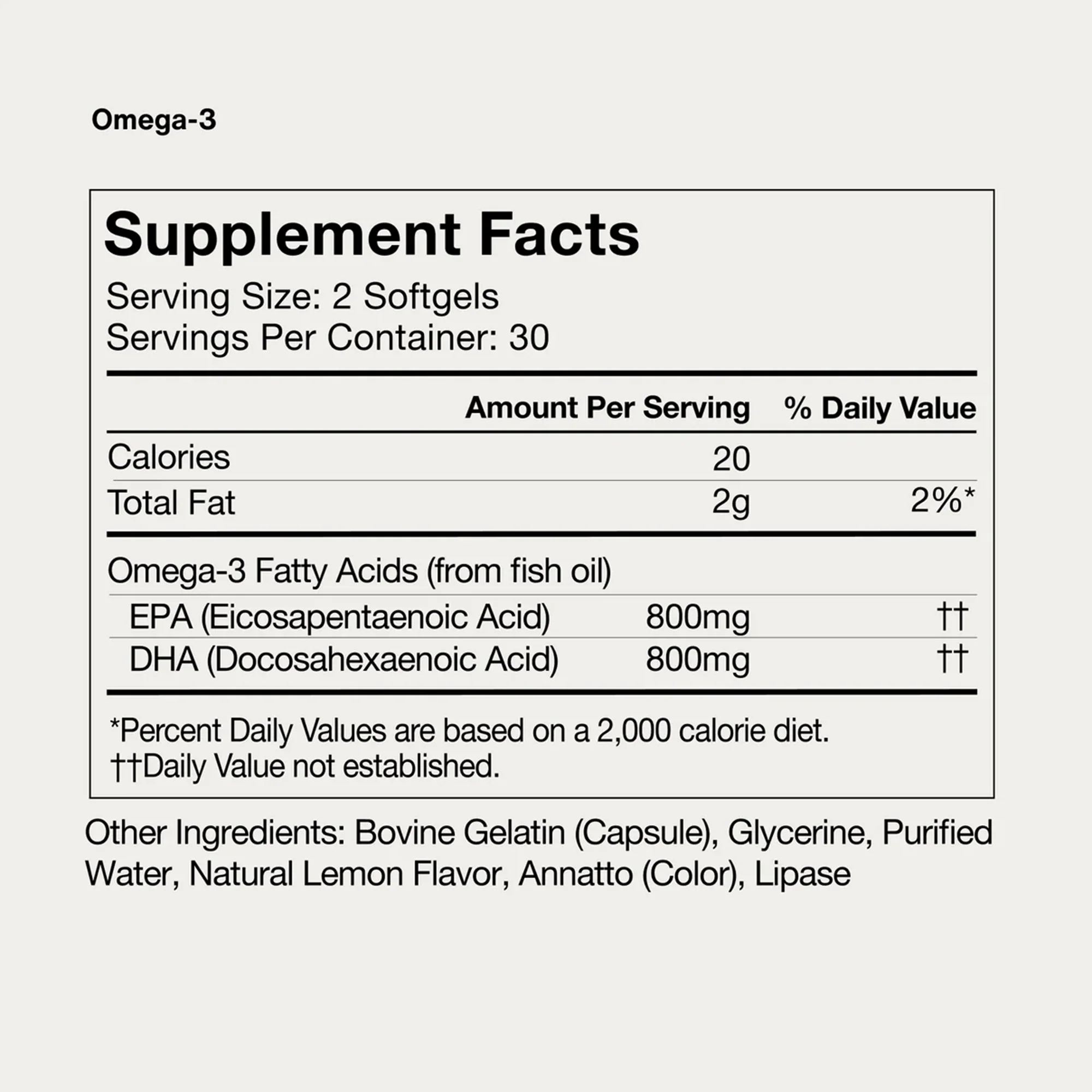 Momentous OMEGA - 3 - 30 servings per container - Image 2