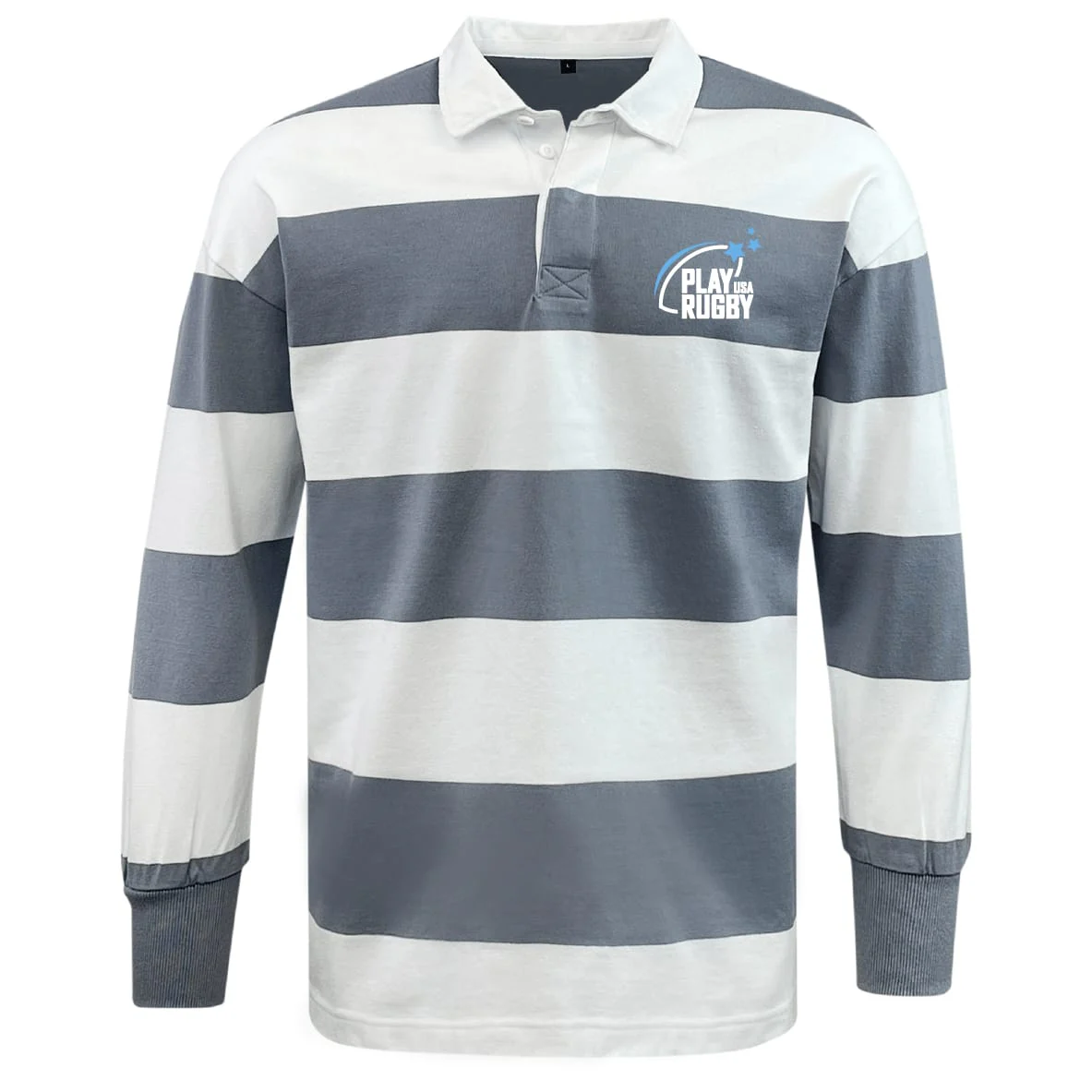 Play Rugby USA Classic Long Sleeve Hooped Rugby Jersey