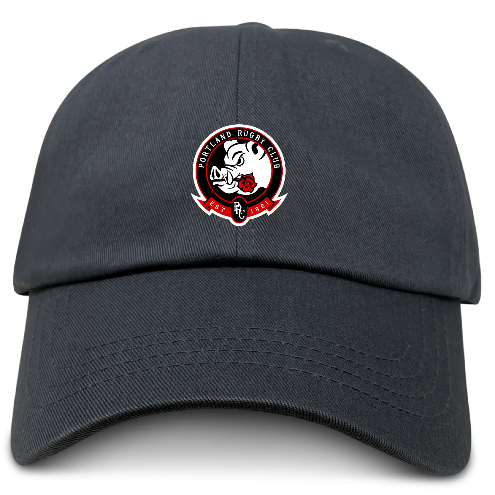 Portland Rugby Adult Low-Profile Cotton Twill Dad Cap - Image 2