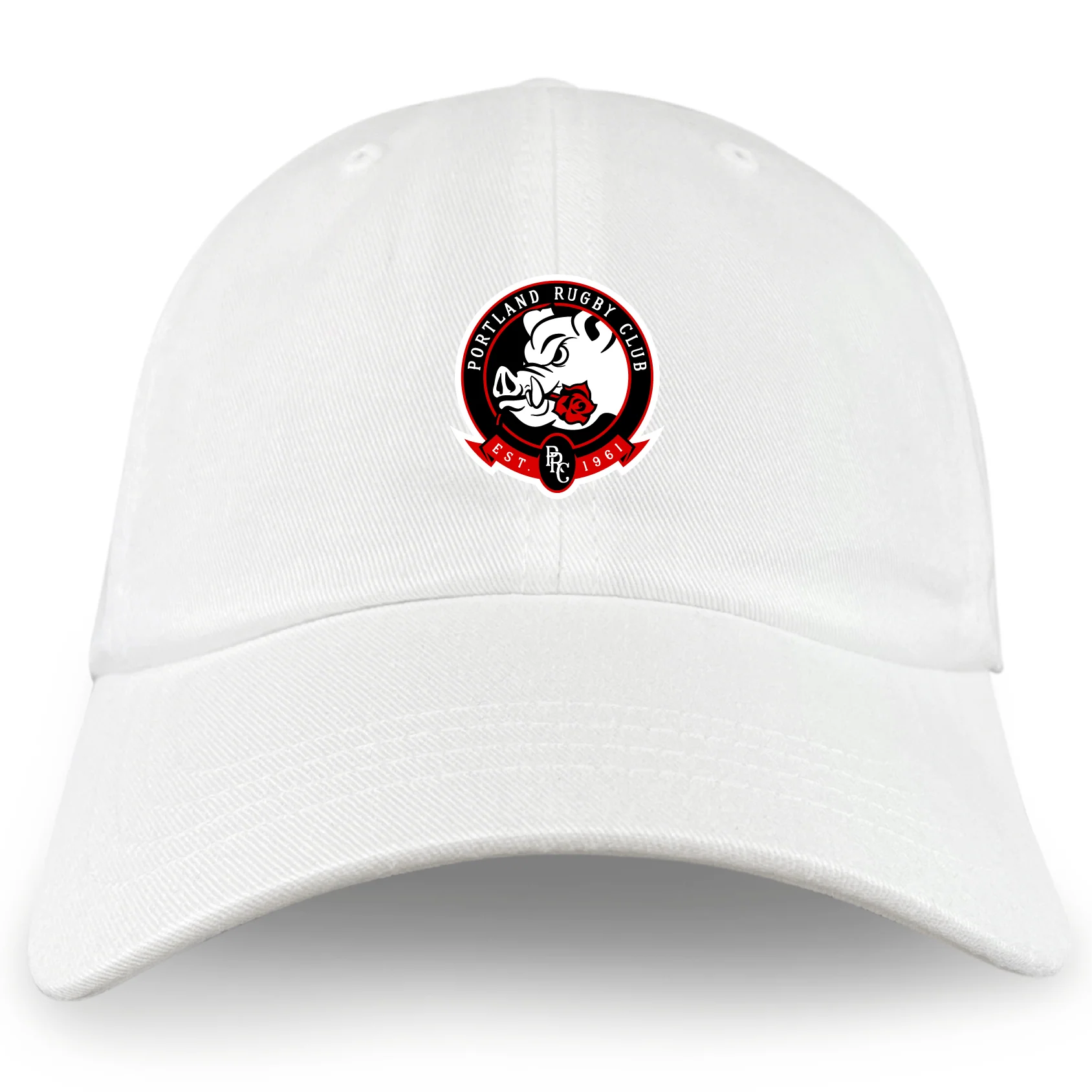 Portland Rugby Adult Low-Profile Cotton Twill Dad Cap - Image 3