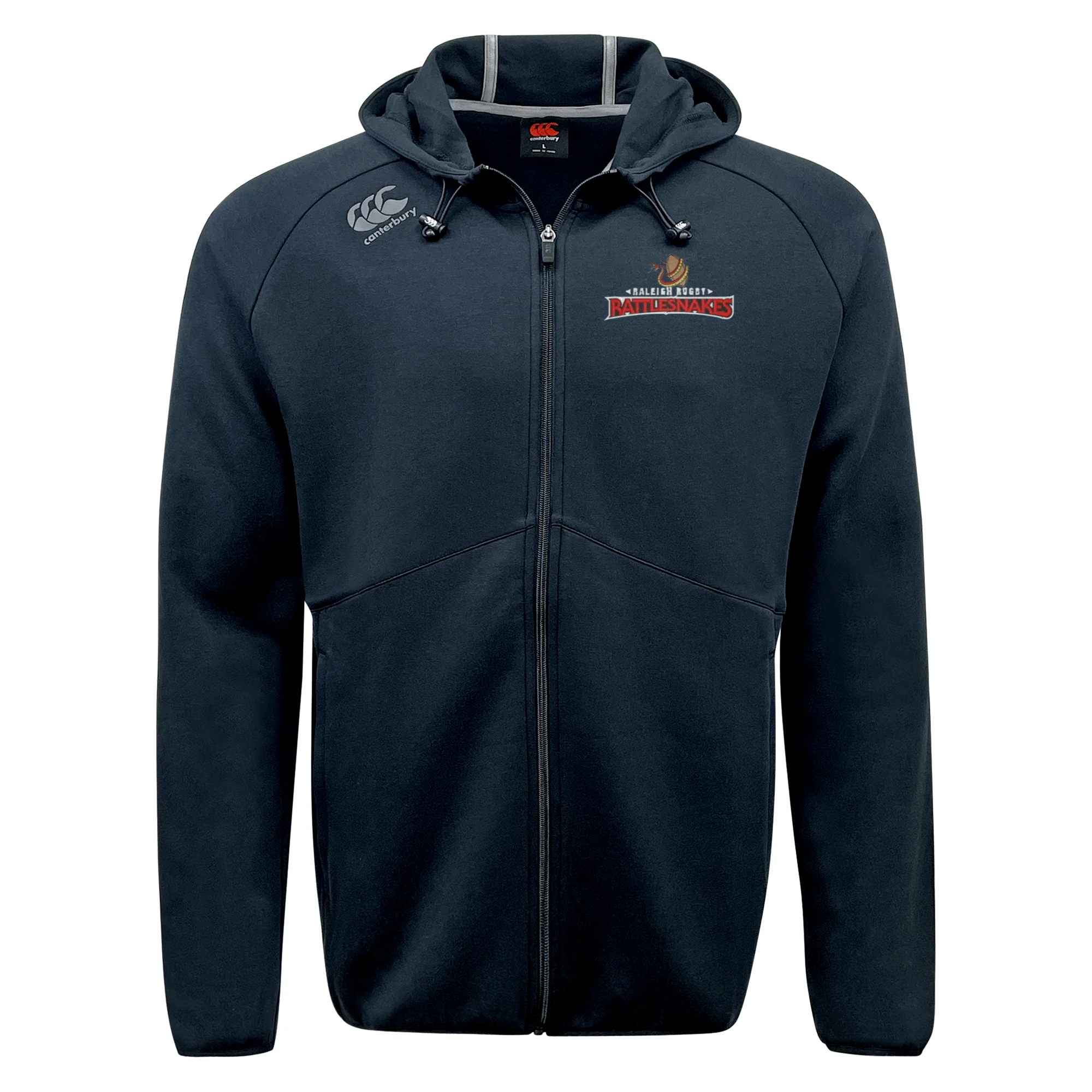 Raleigh Rattlesnakes Rugby Tempo Full Zip-Hoodie by Canterbury