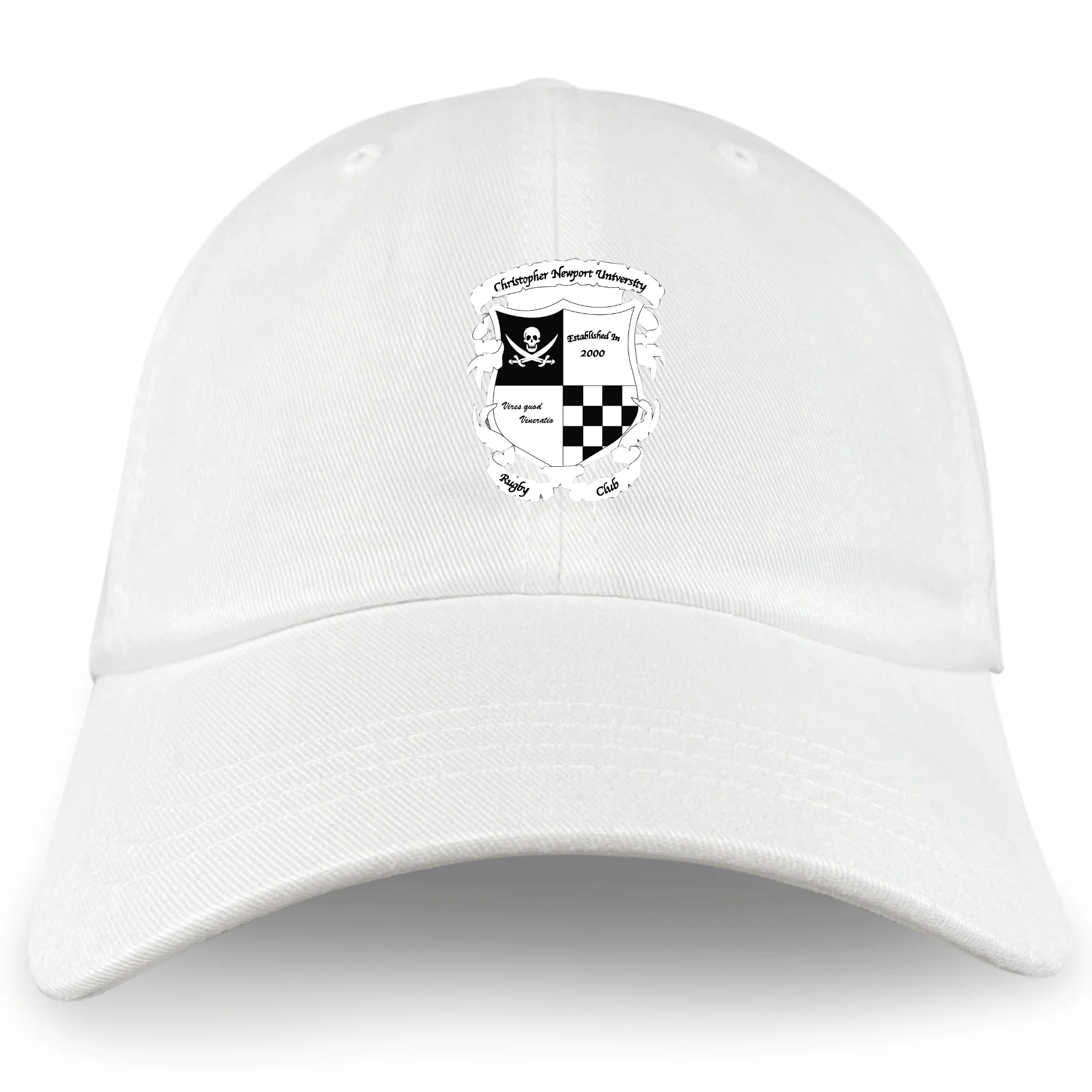 Rugby Football Club at Christopher Newport University Adult Low-Profile Cotton Twill Dad Cap - Image 3